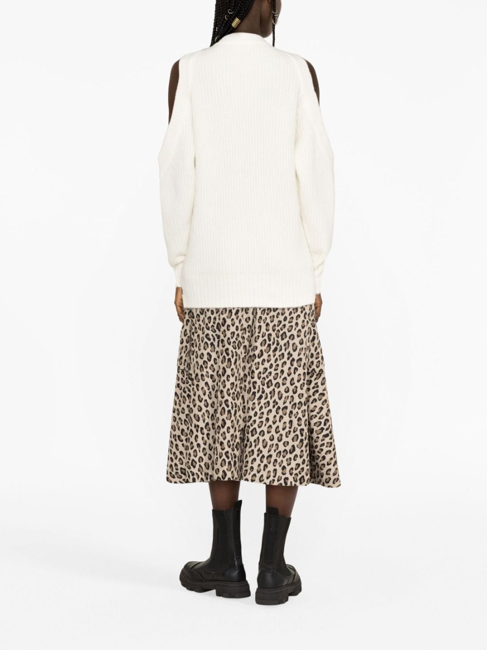 cold-shoulder jumper - 4