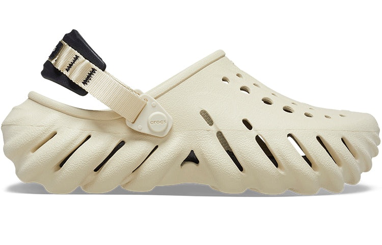 Crocs Echo Clog 'Bone Black Beige' 207937-2YJ - 2