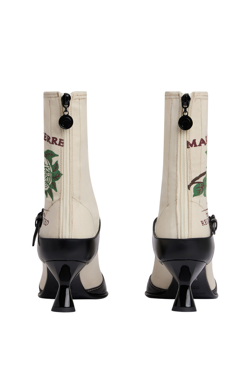 Marine Serre Tote Bag Ankle Boots outlook