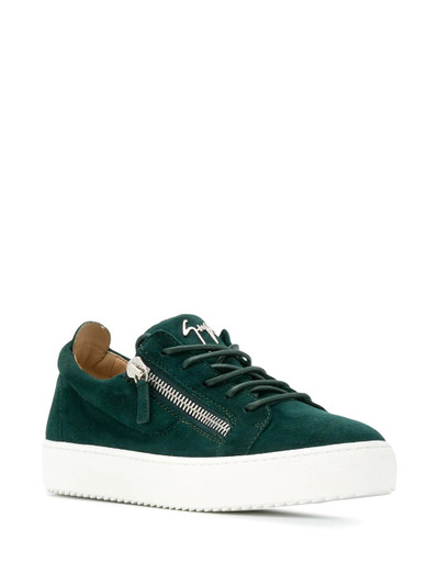 Giuseppe Zanotti side zip logo sneakers outlook