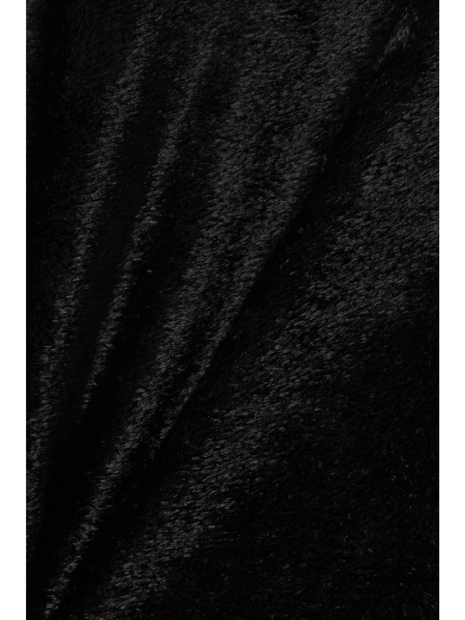 Convertible chenille gown Black - 5