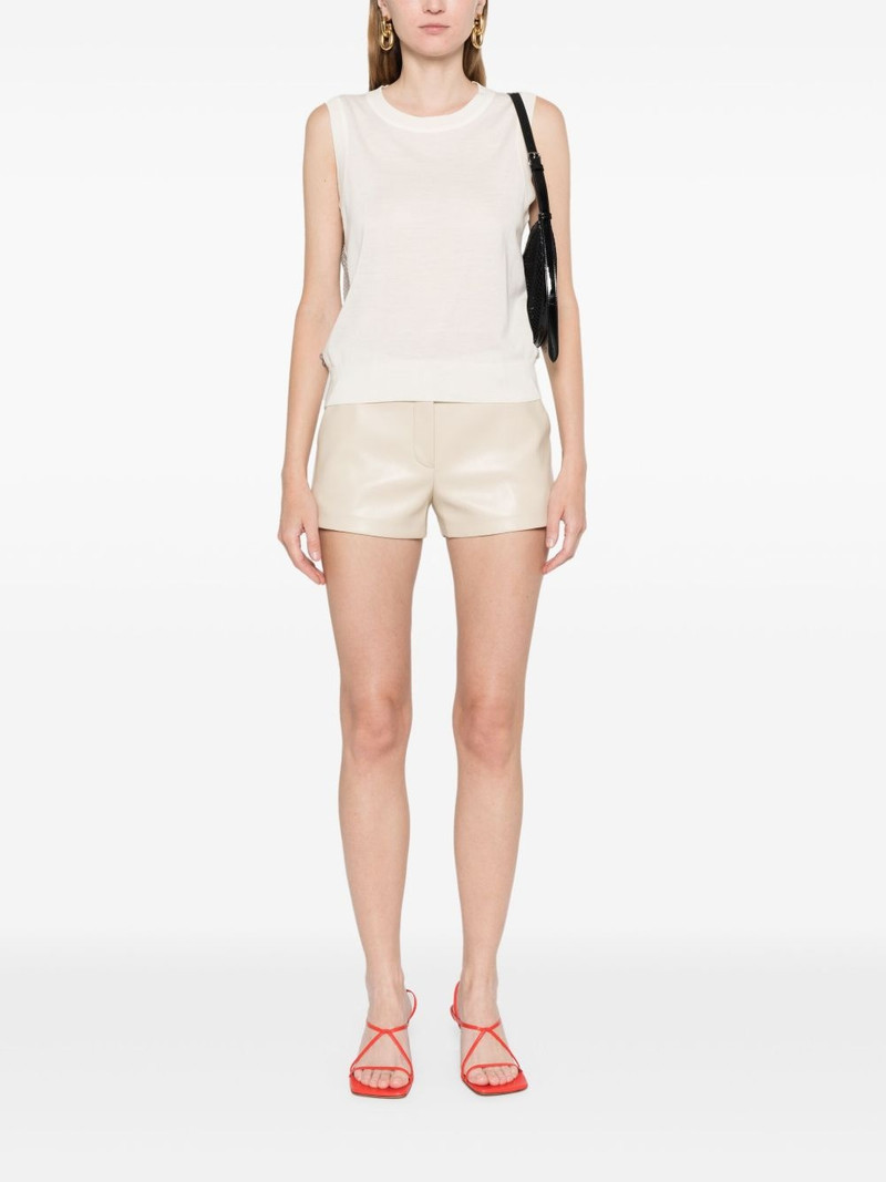 BOSS abstract pattern-detail sleeveless knitted top outlook