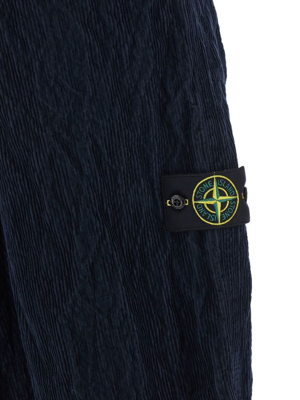 corduroy patch-pocket trousers - 3