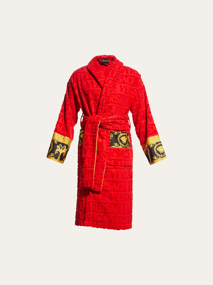 Unisex Barocco Sleeve Robe - 1
