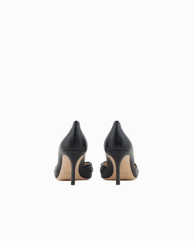 GIORGIO ARMANI NAPPA LEATHER COURT SHOES outlook