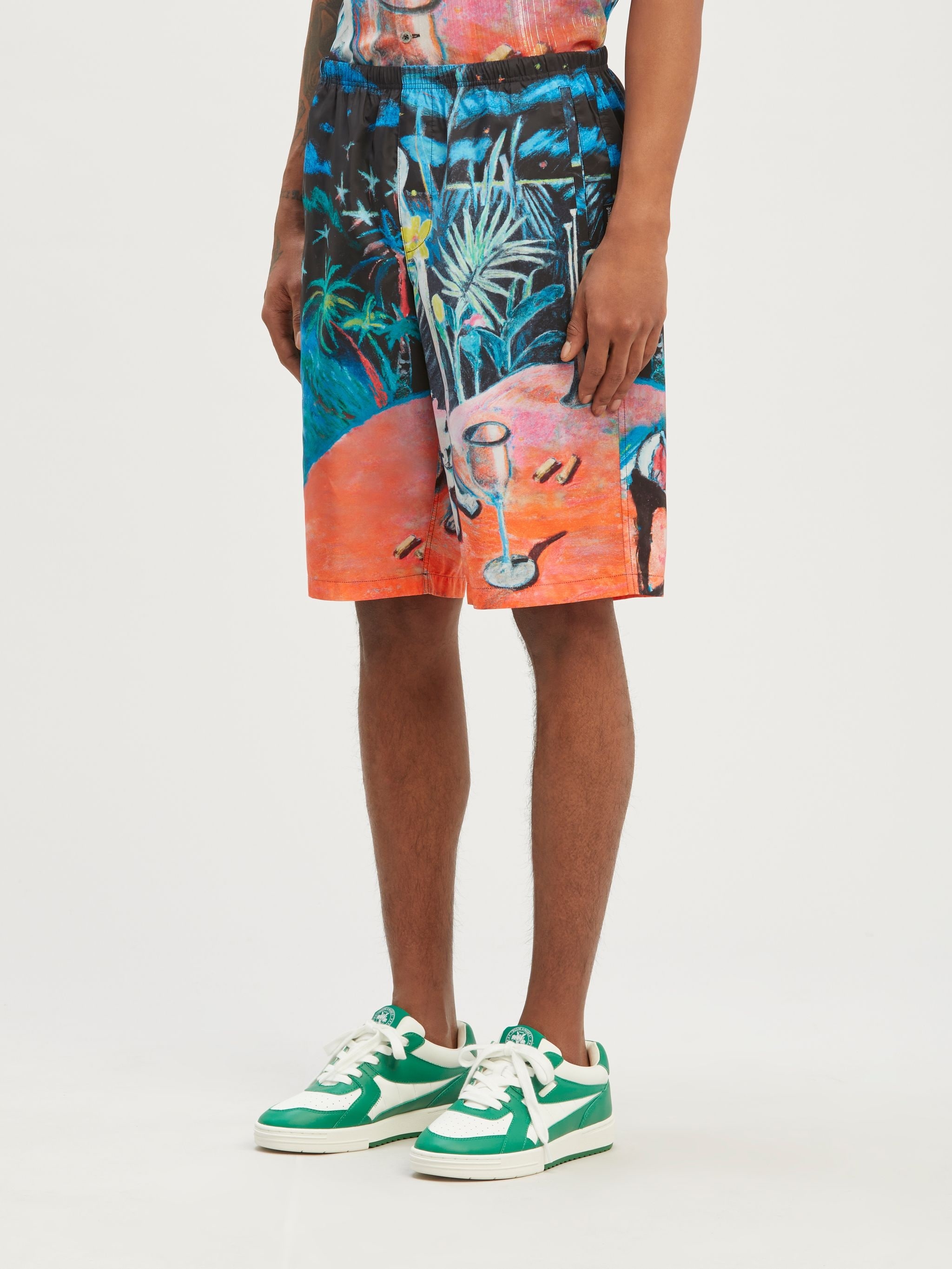 Oil On Canvas Long Swimshorts - 4