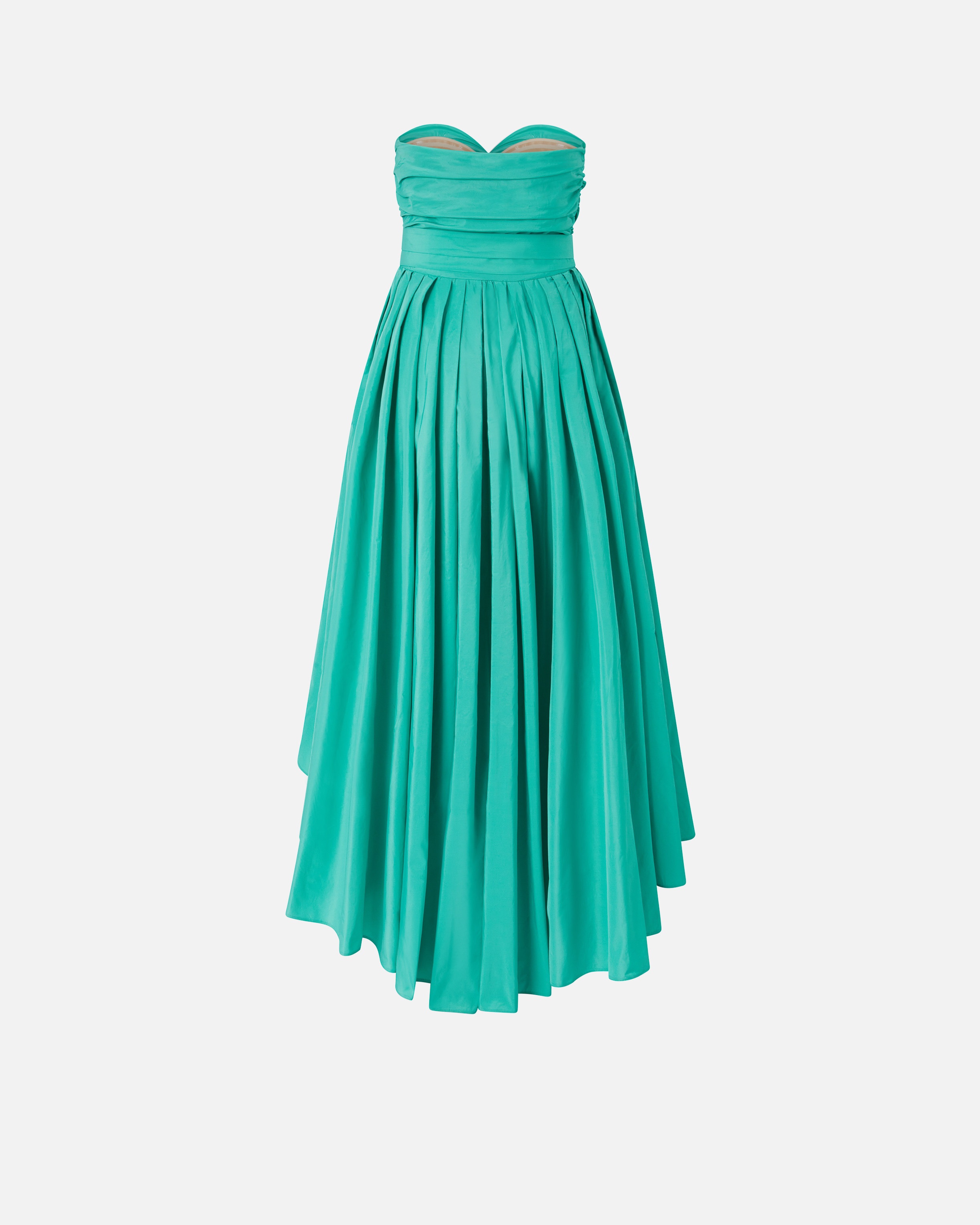 SPECIAL-OCCASION TAFFETA DRESS WITH SWEETHEART NECKLINE - 6