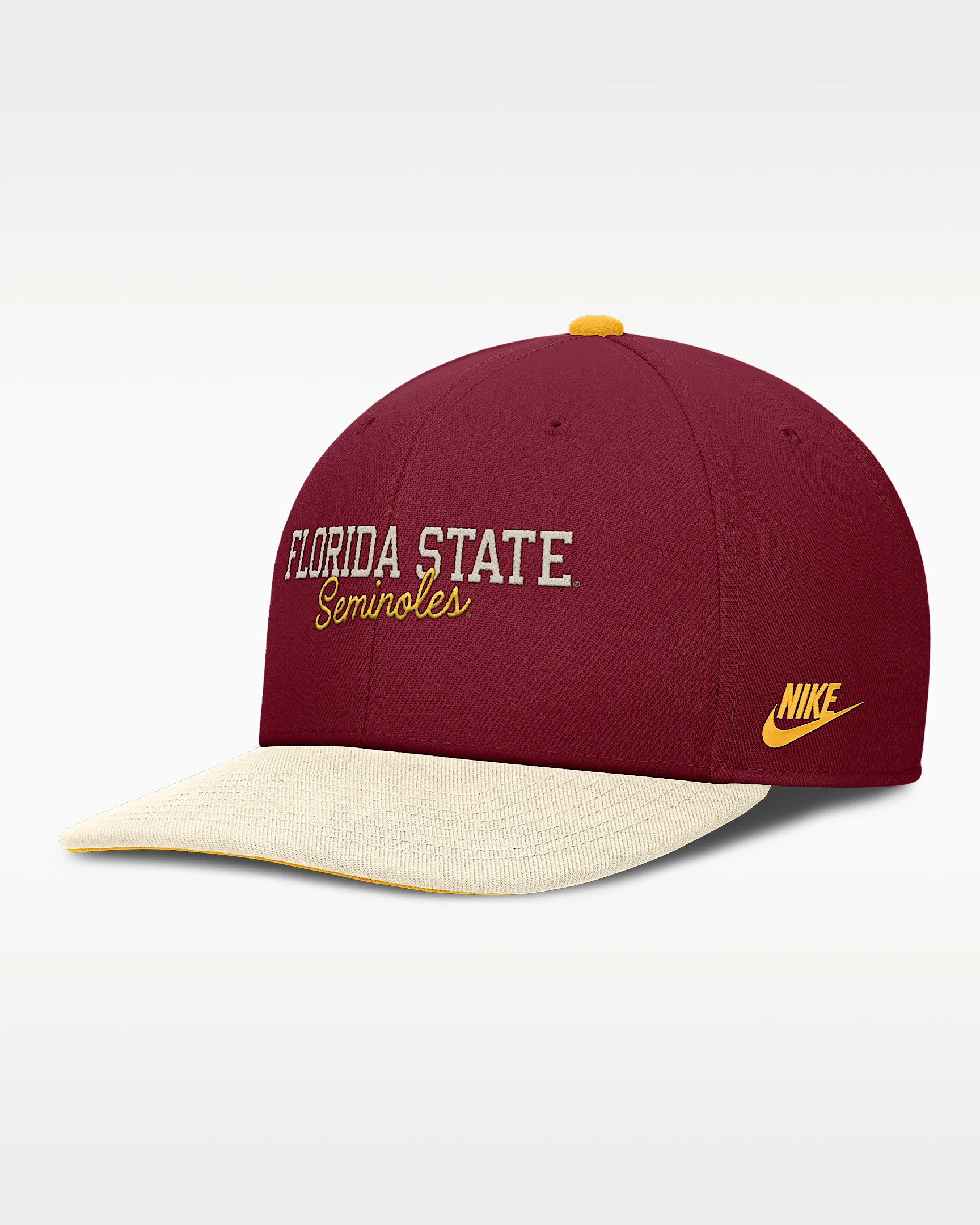 Florida State Legacy Script Men's Nike Dri-FIT College Adjustable Hat - 1