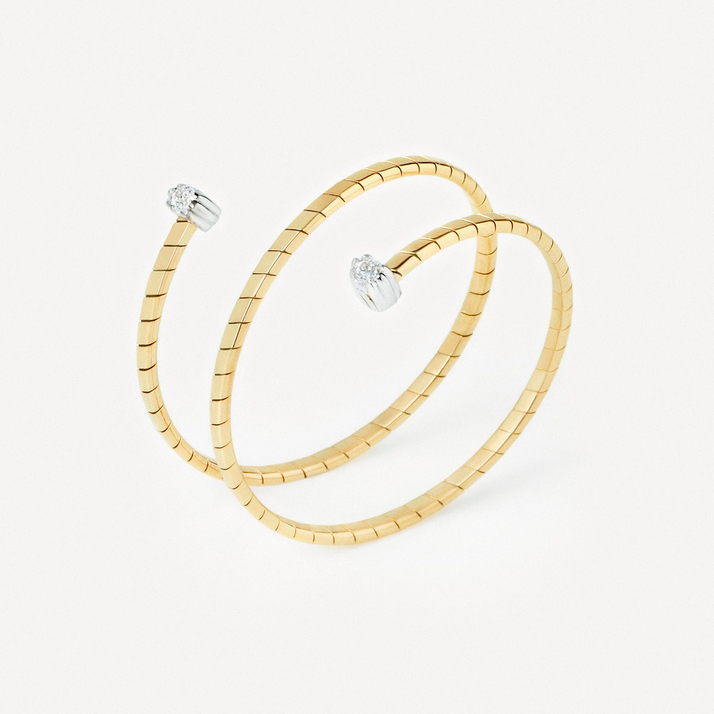 Gold Spiral ring with diamonds TOUS ATELIER - 1