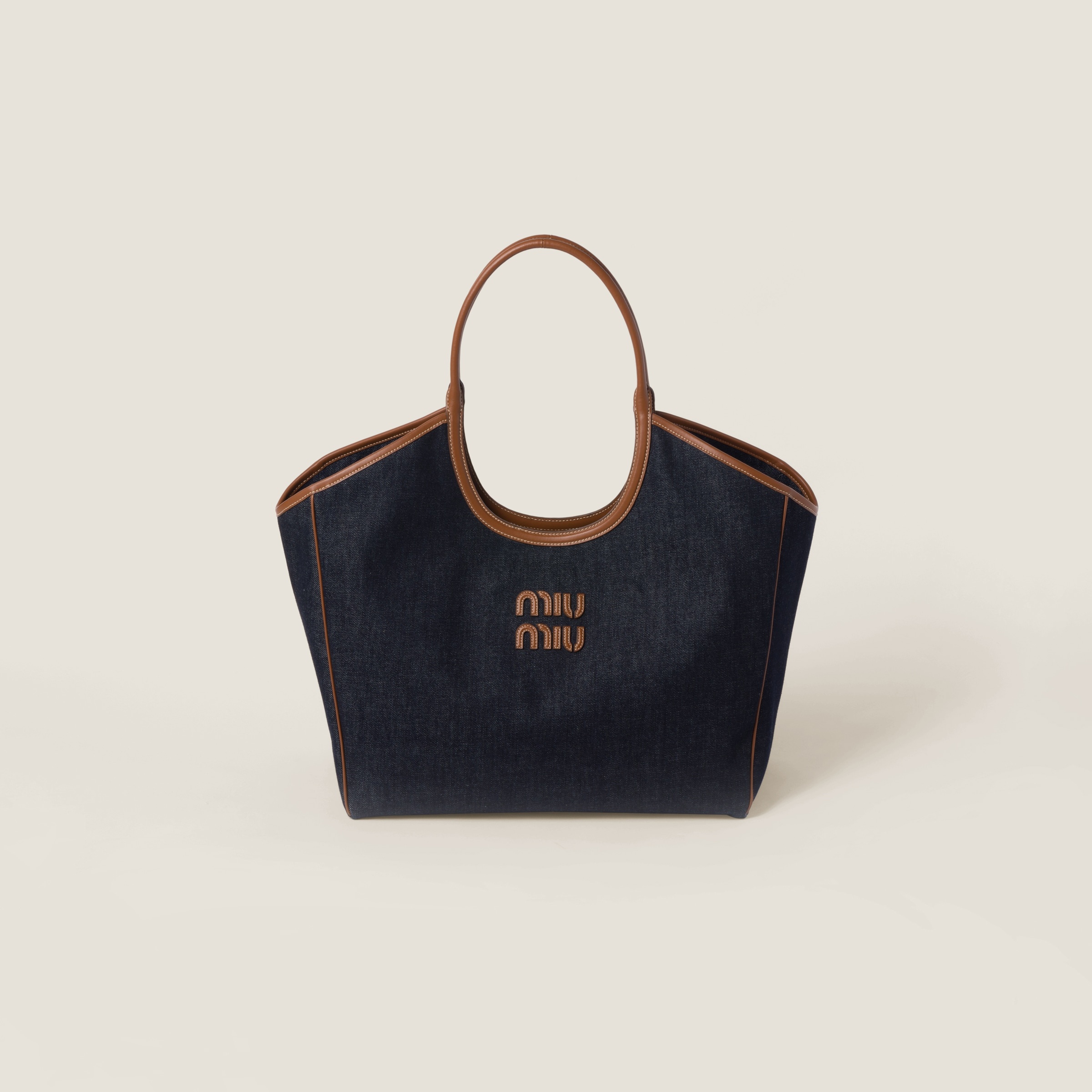 MiuMiu IVY デニムハンドバッグ デニム バッグ MiuMiu IVY(ミュウミュウ) - 海外通販のBUYMA