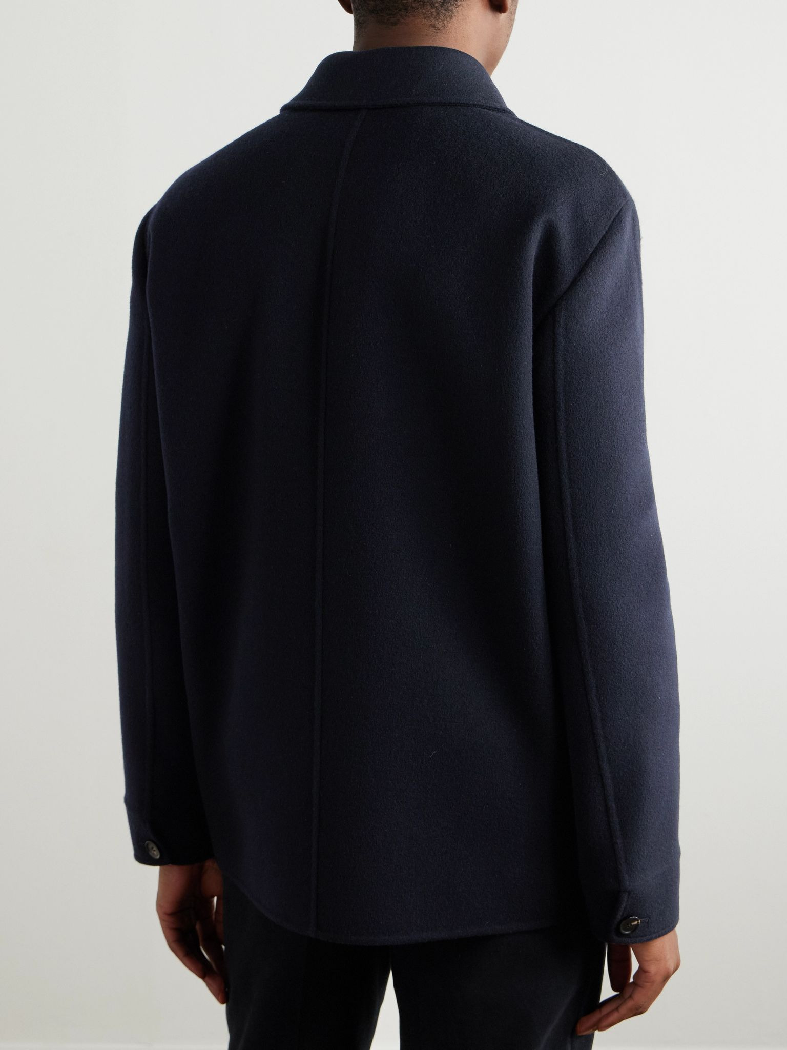 Devis Storm System® Cashmere Overshirt Blue - 3