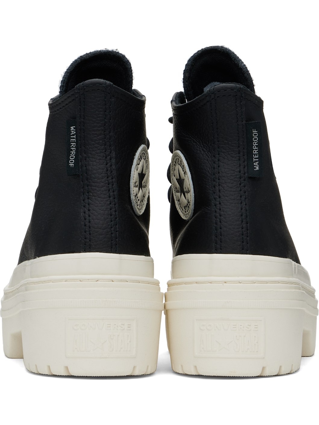 Black Chuck Taylor All Star Platform Waterproof Sneakers - 2