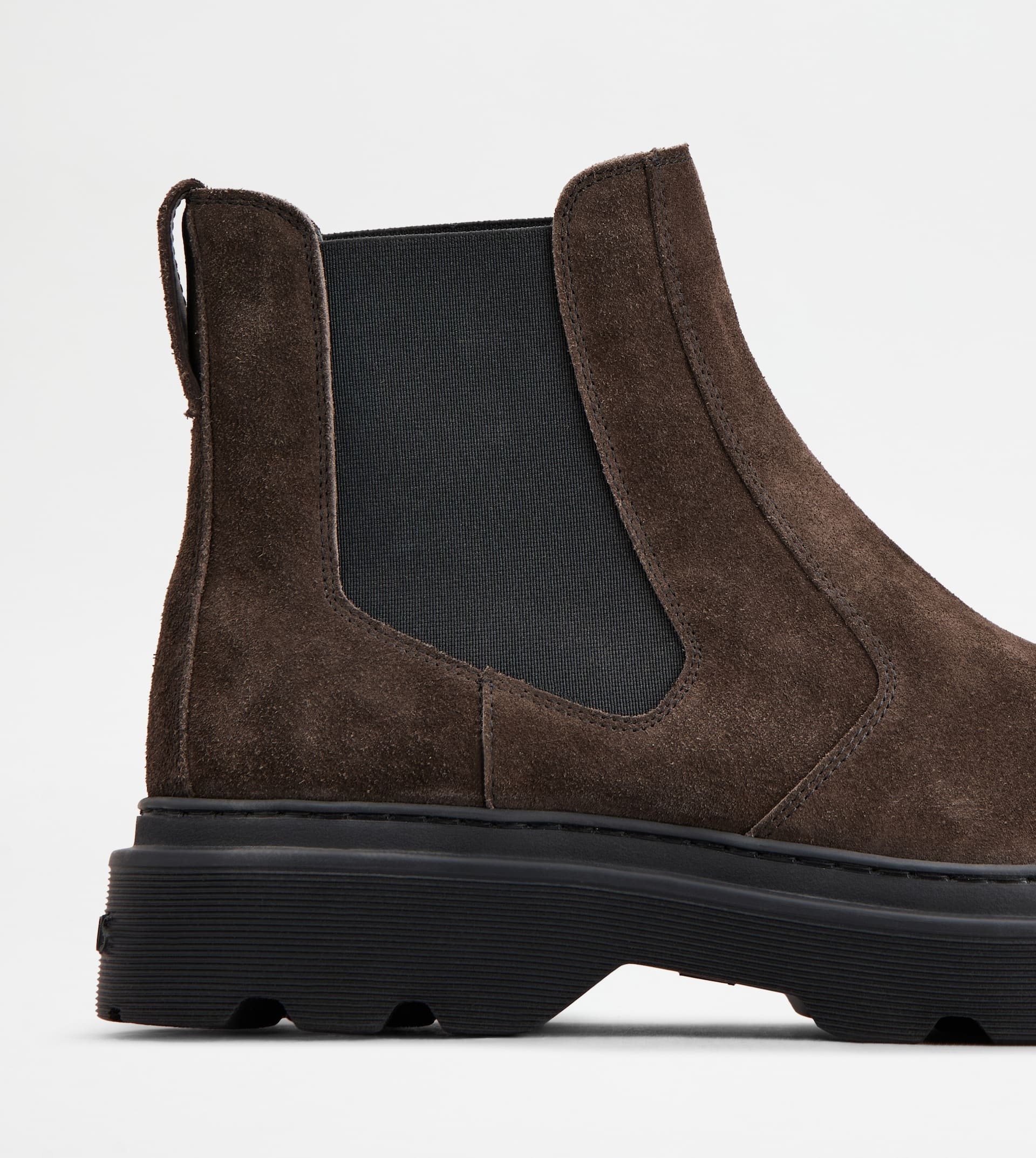ANKLE BOOTS IN LEATHER - BROWN - 5