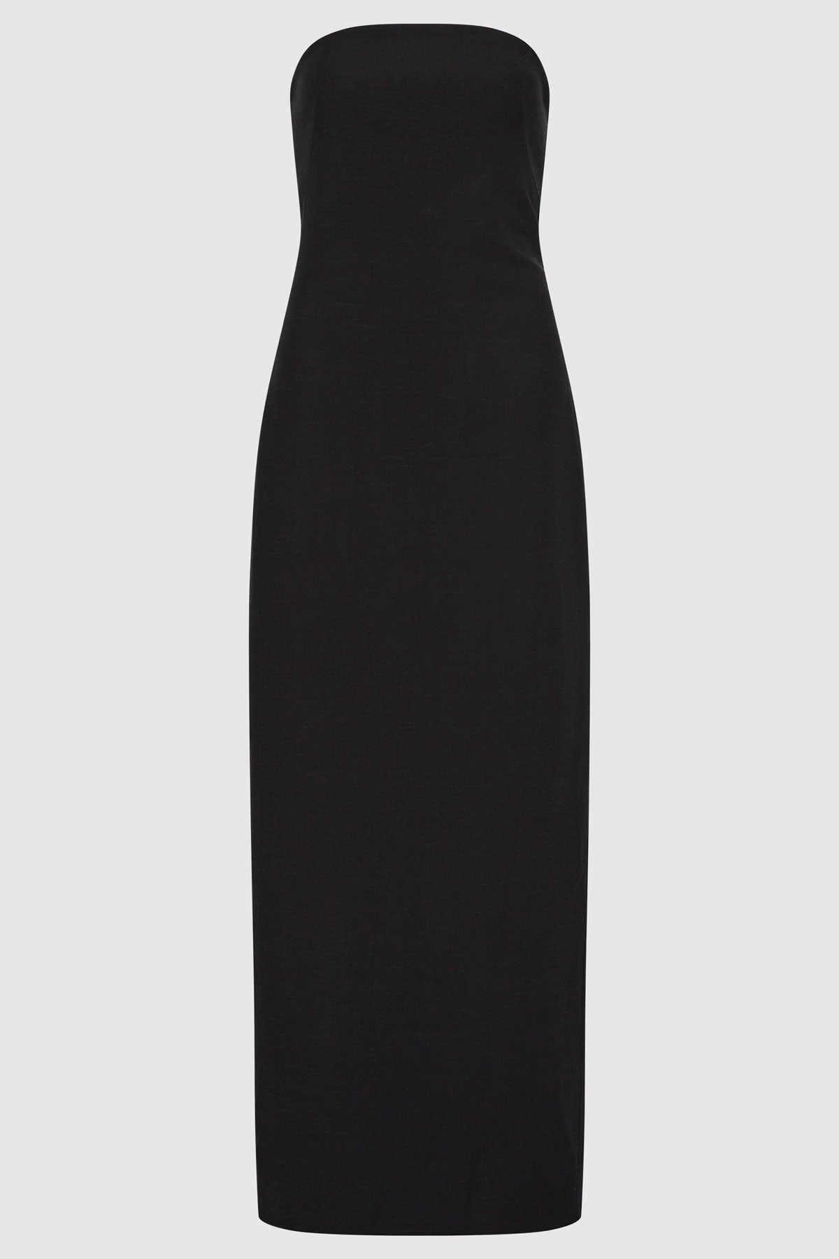 Column Dress - Black - 1