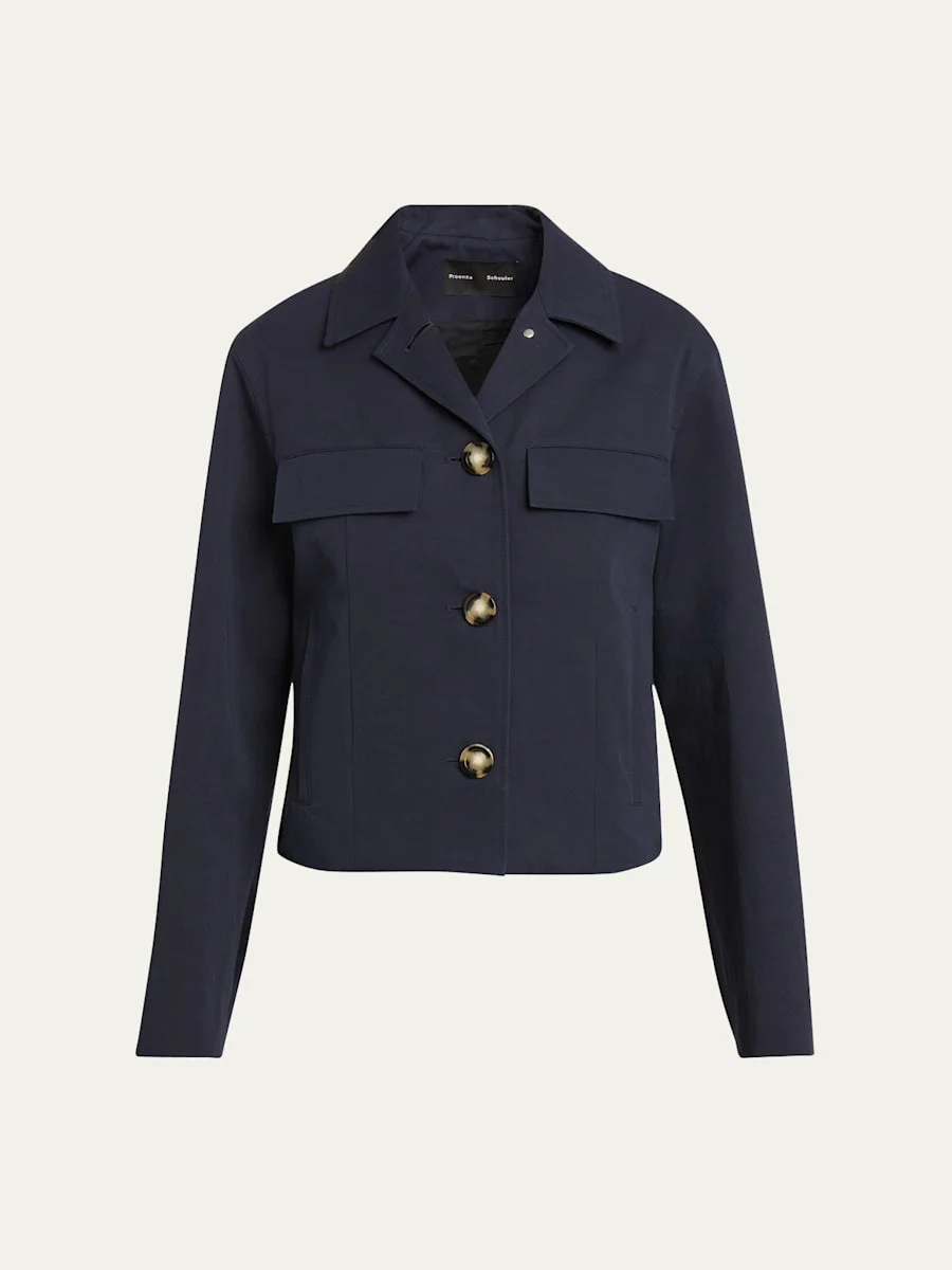 Thelma Cotton Linen Suiting Jacket - 1