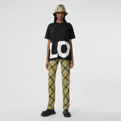 Burberry Love Print Cotton Oversized T-shirt outlook