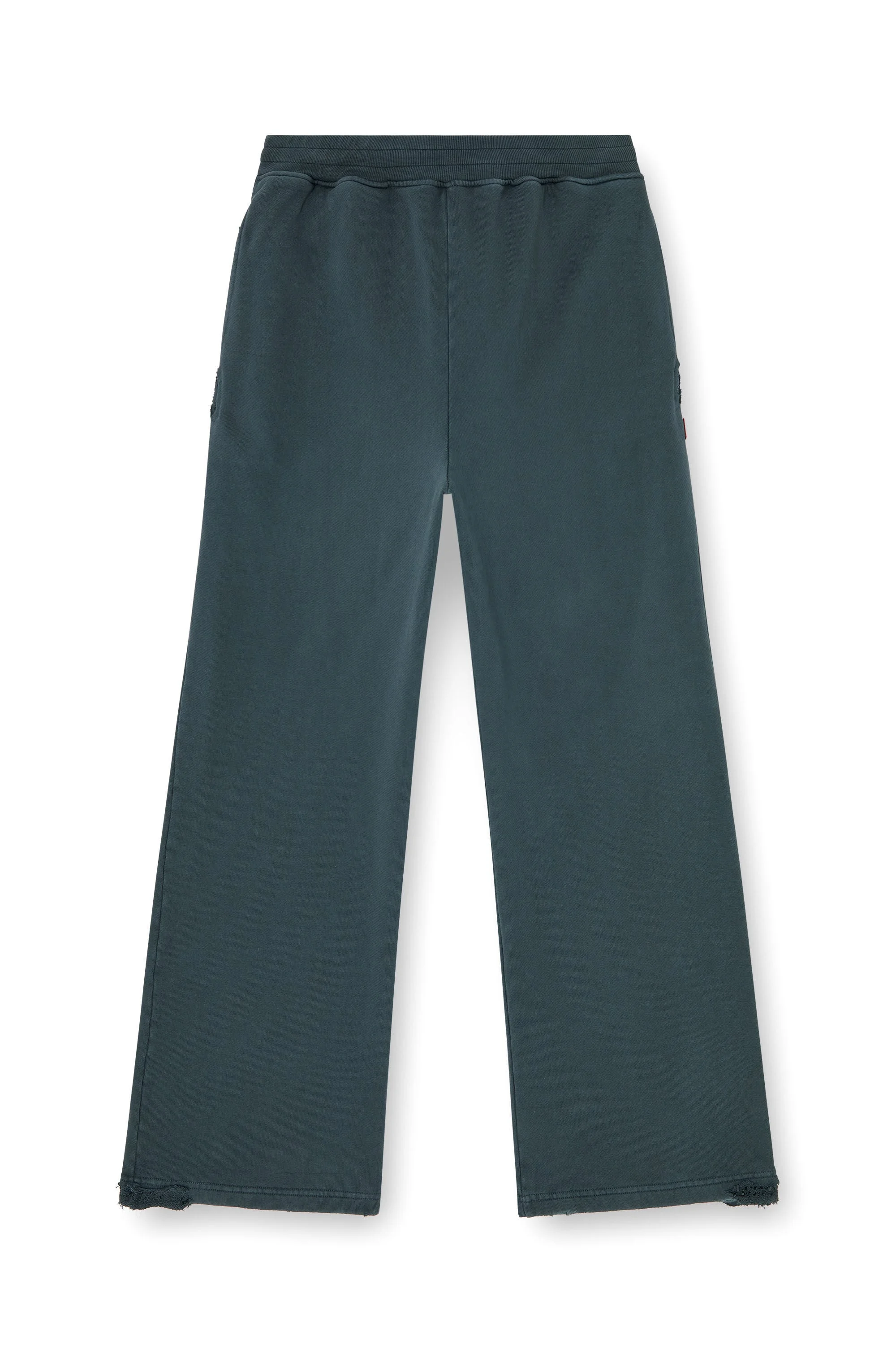 DISTRESSED SWEATPANTS WITH CRYSTAL DETAILS - 1