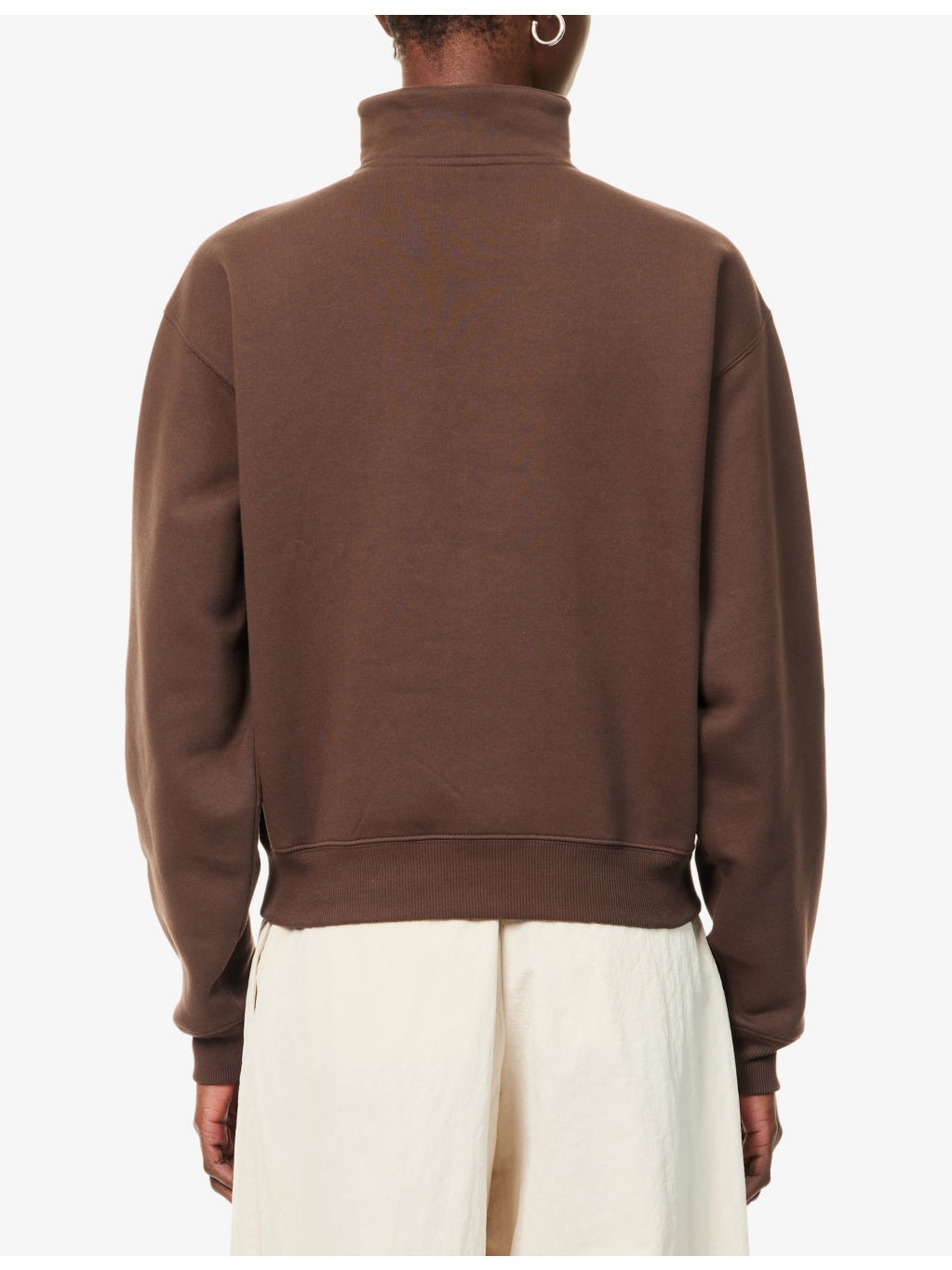 Le Camionneur High-Neck Cotton Sweatshirt - 4