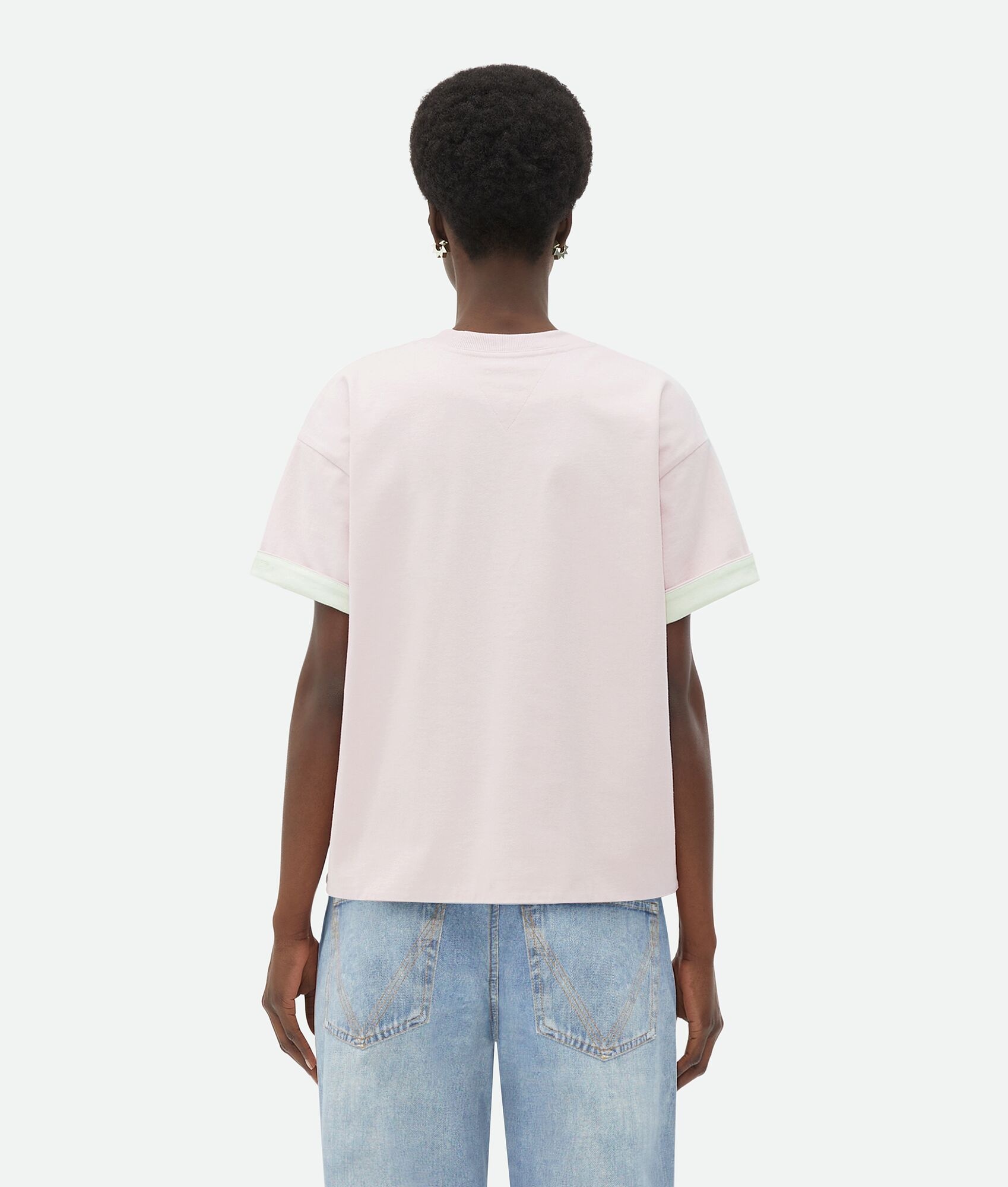 Double Layer Relaxed Cotton T-Shirt - 3
