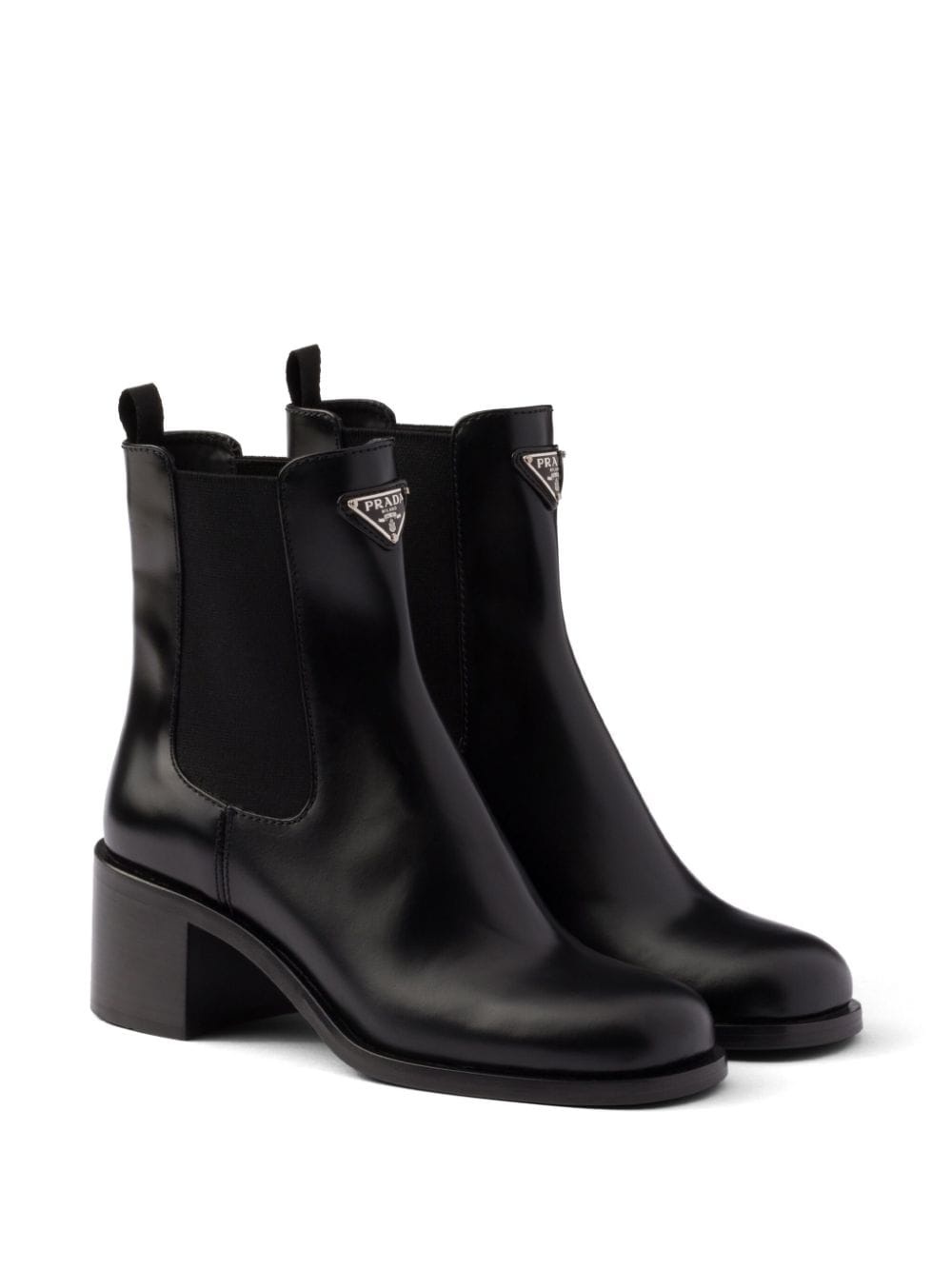 Brushed leather booties - 2