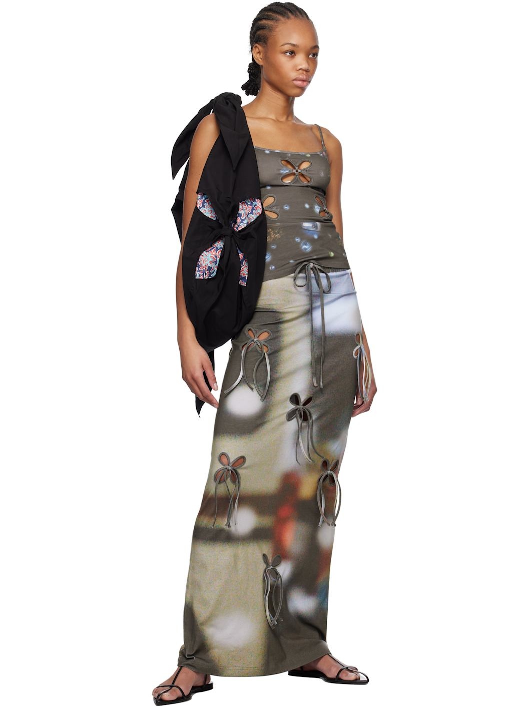 Multicolor Anton Belinskiy Edition Car Printed Maxi Skirt - 4