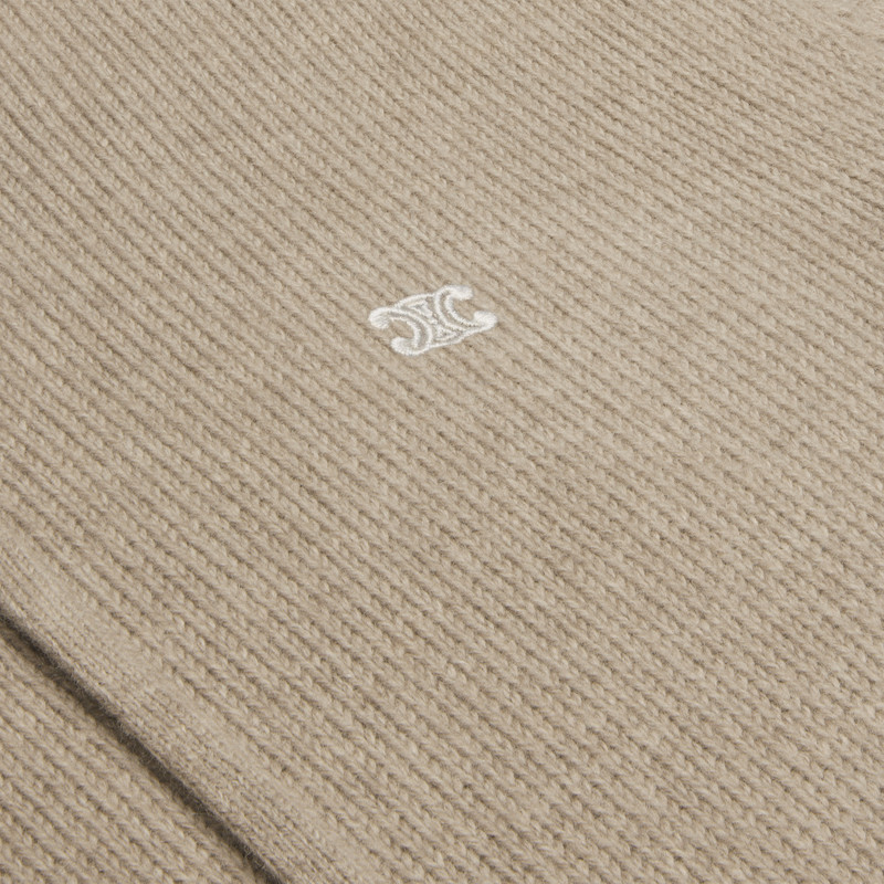 triomphe hooded sweater in wool and cashmere 4