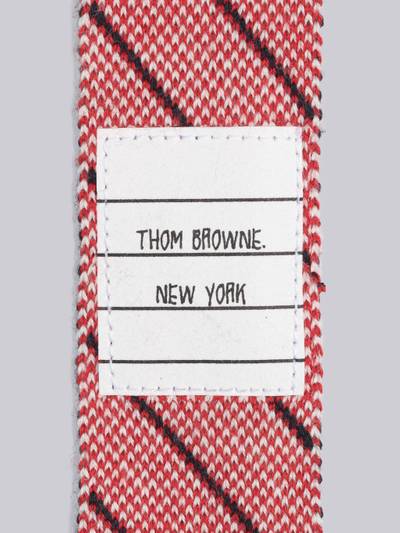 Thom Browne Wool Chalk Stripe Jacquard Knit Tie outlook