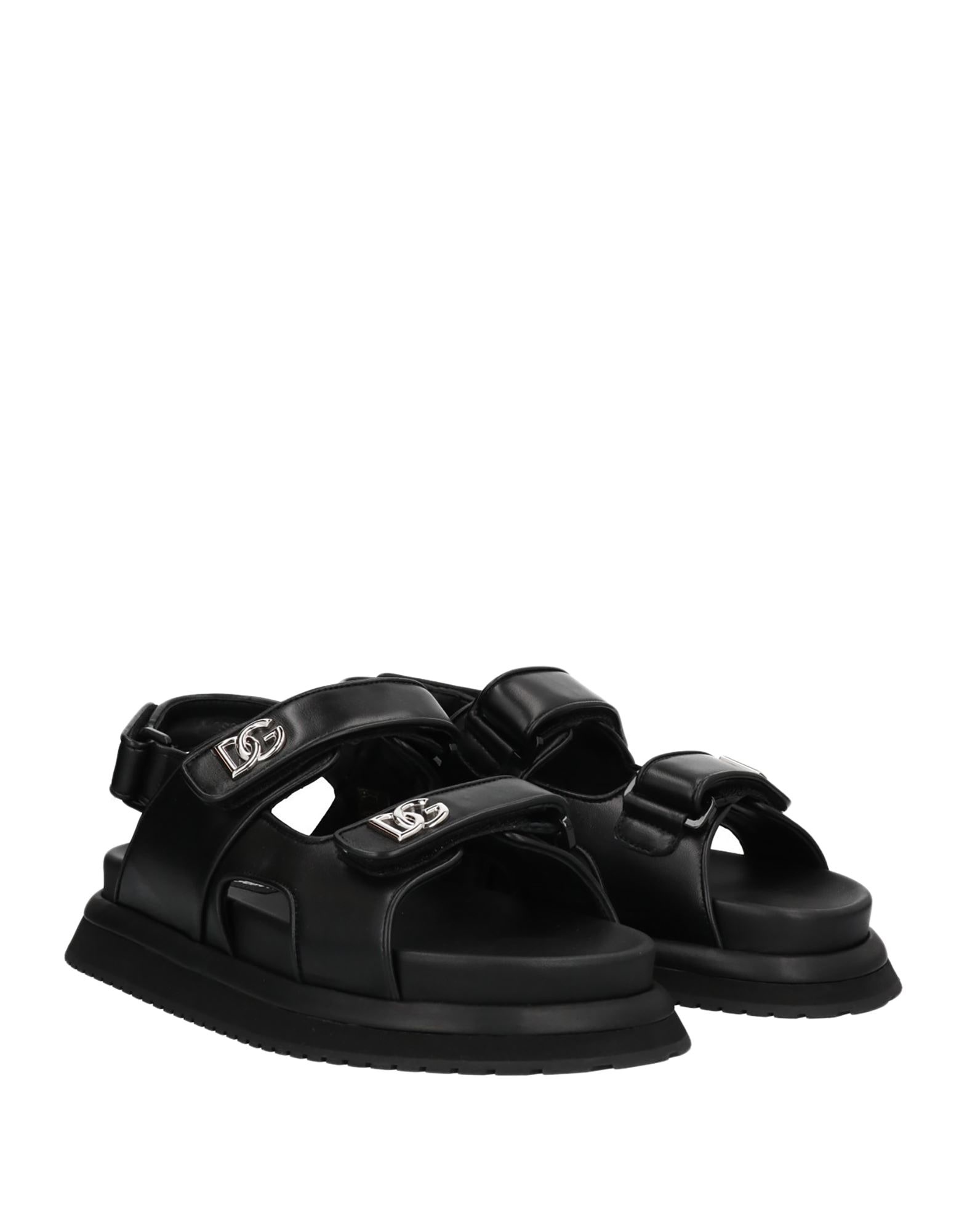 Black Men's Sandals - 2