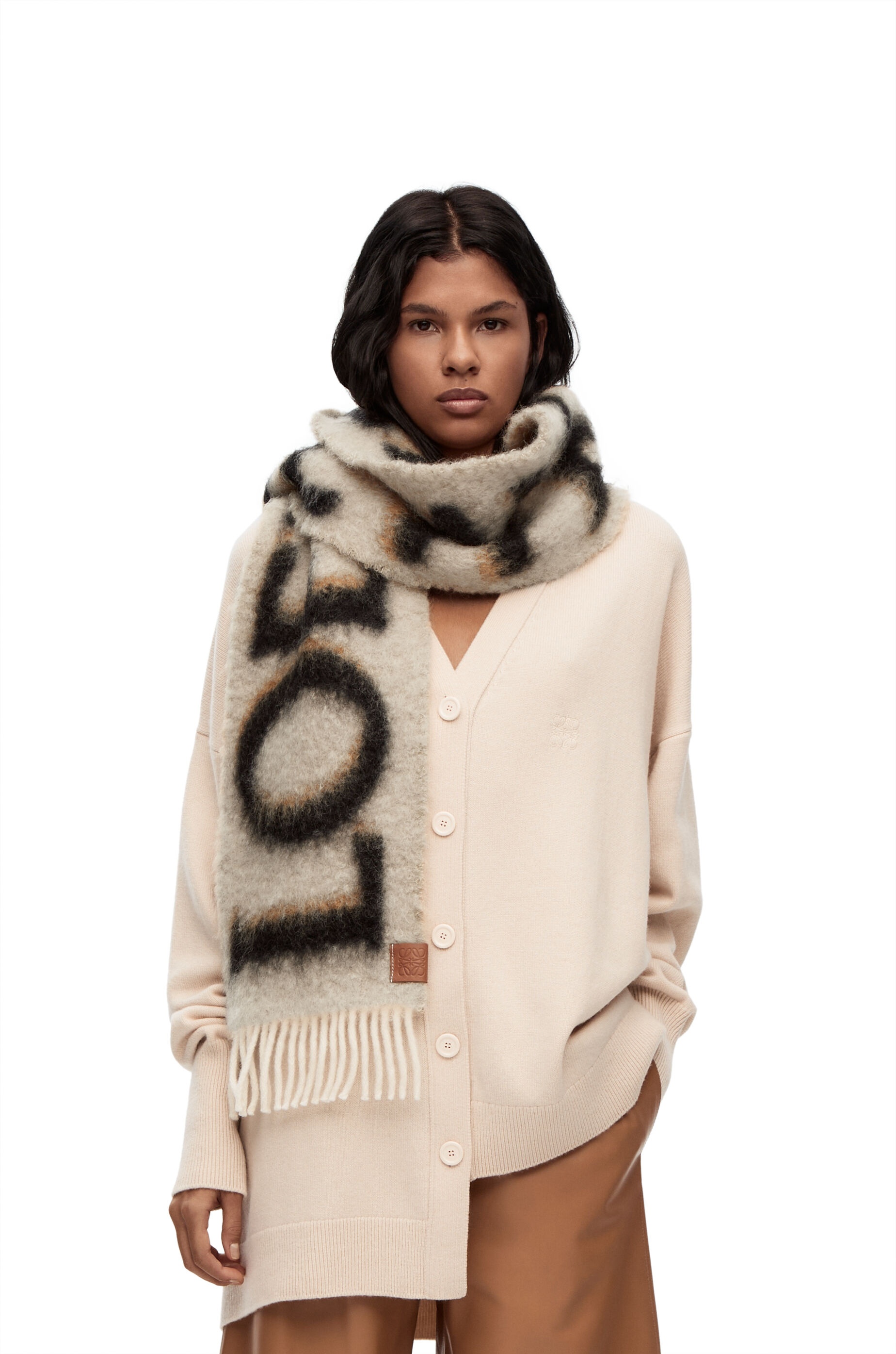 LOEWE scarf in wool and mohair - 2