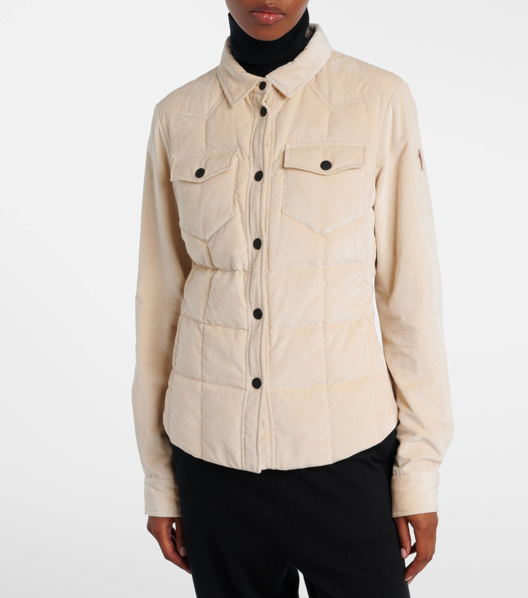 Nangy cotton-blend down overshirt - 6