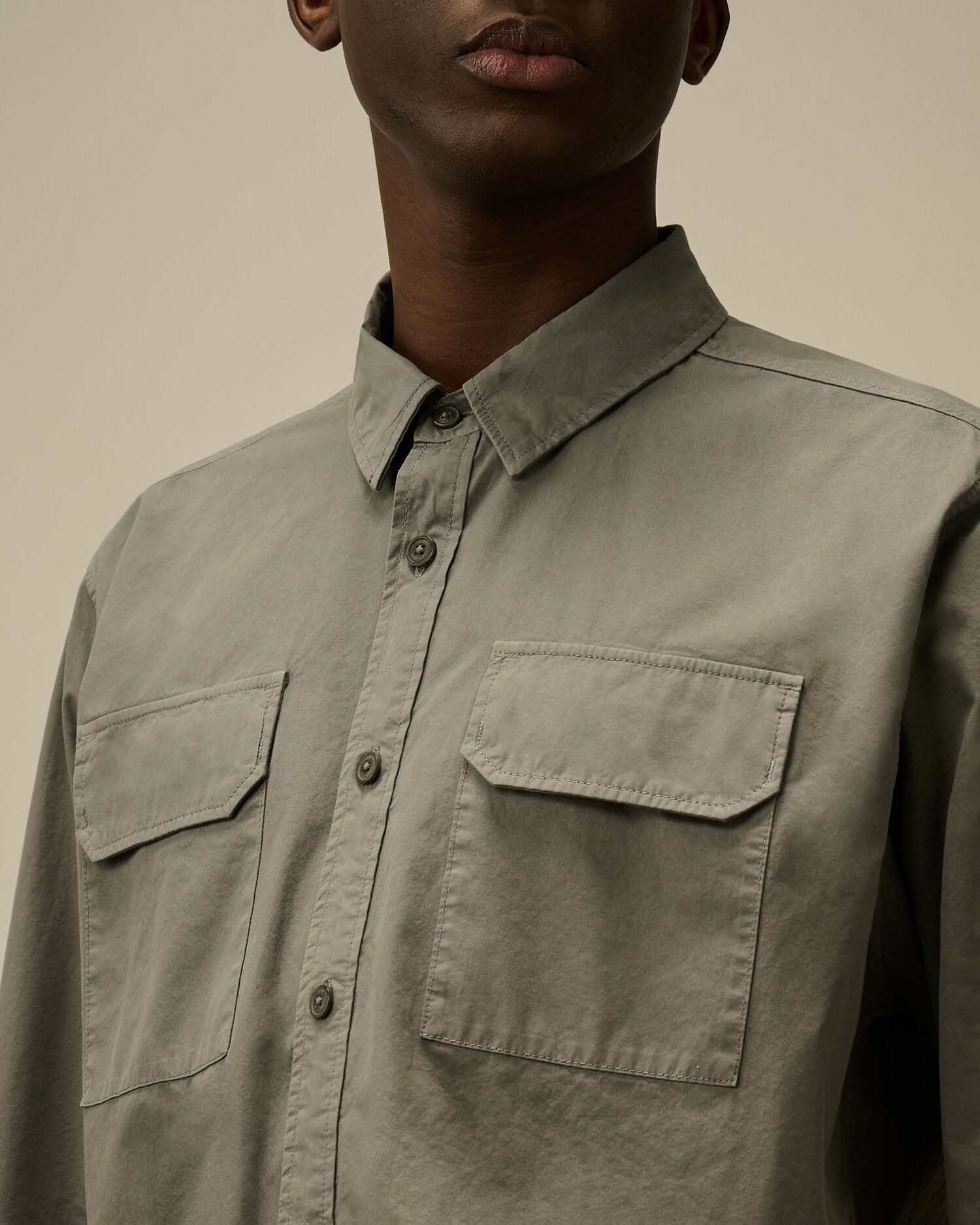 Organic Gabardine Lens Shirt - 5