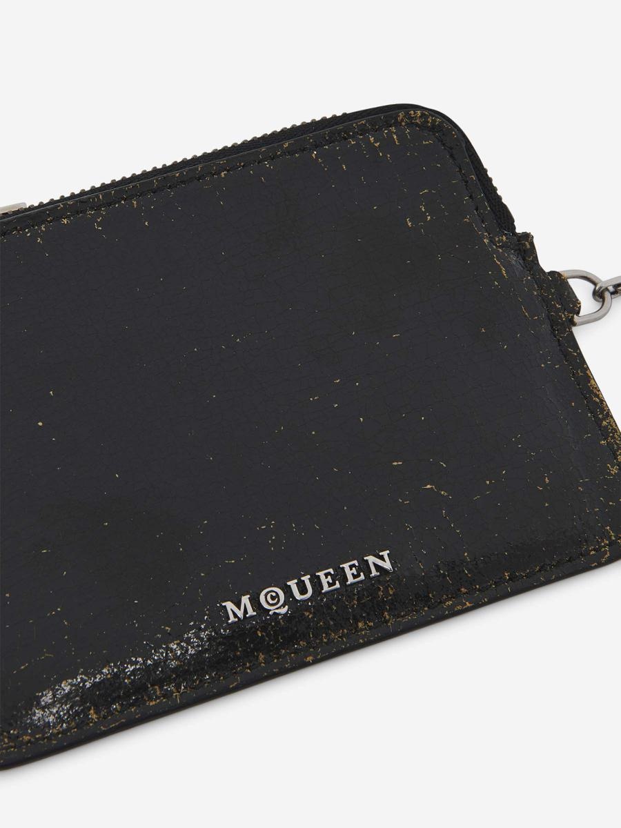 Alexander McQueen Leather Chain Wallet - 2