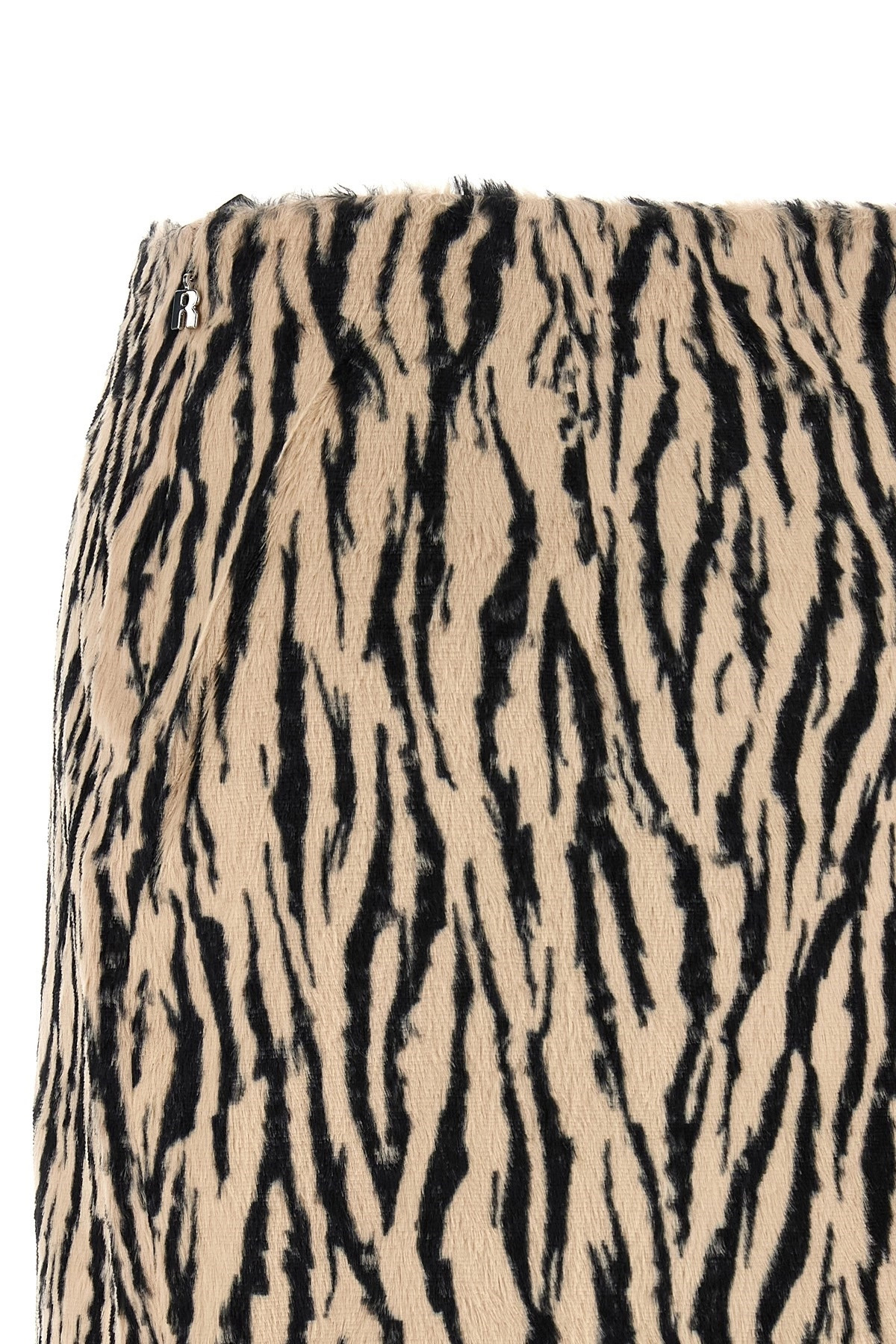 'Printed Faux Fur' skirt - 5