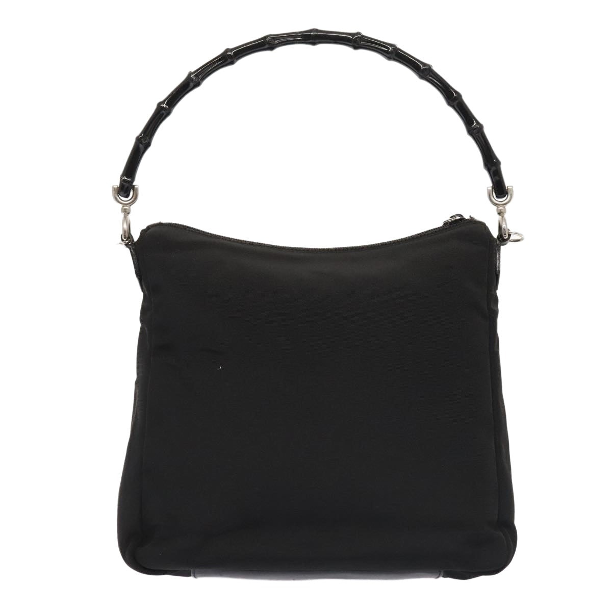 GUCCI Hand Bag Nylon Black Silver 000 000 - 2