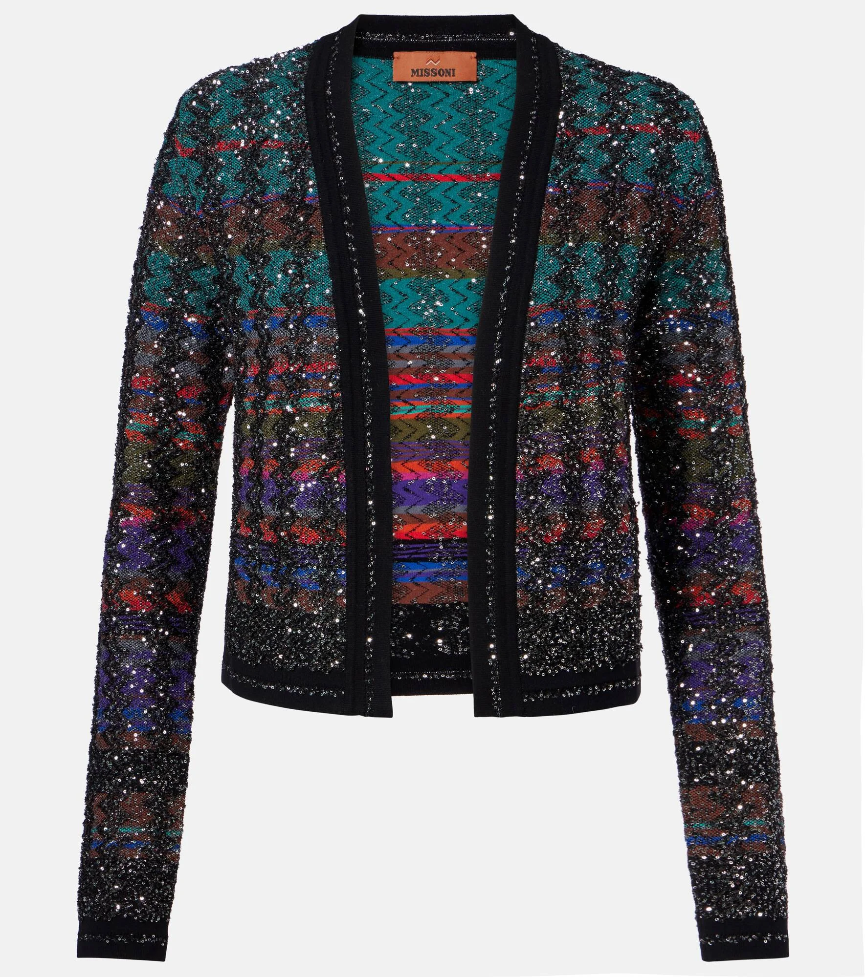 Lamé cardigan - 1