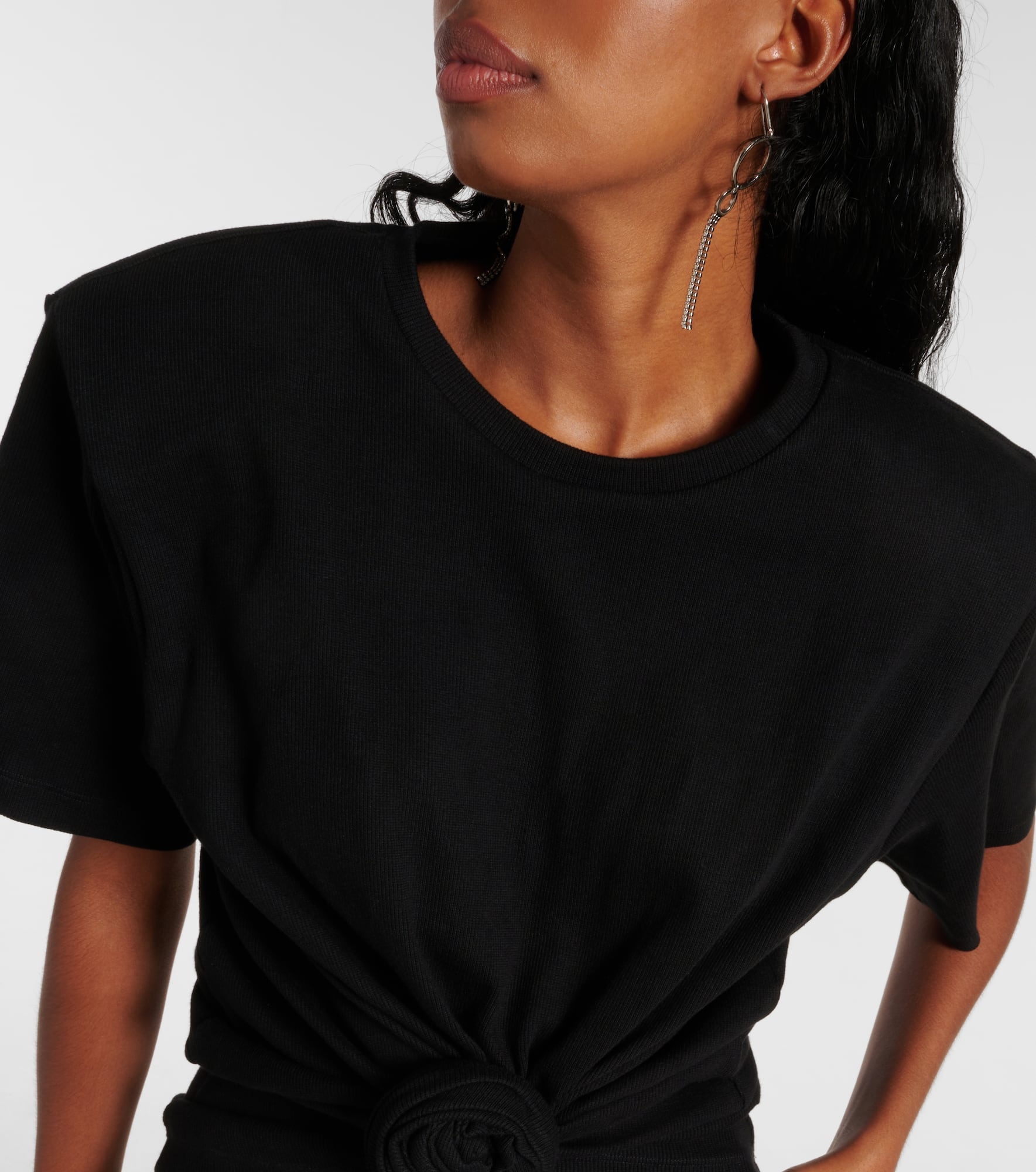 Cotton-blend top - 4