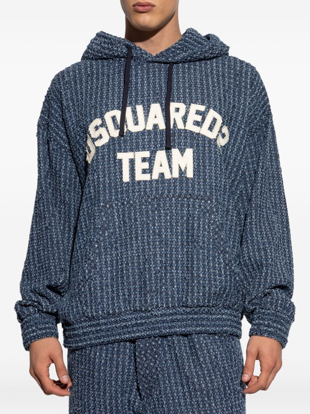 logo-patch hoodie - 3