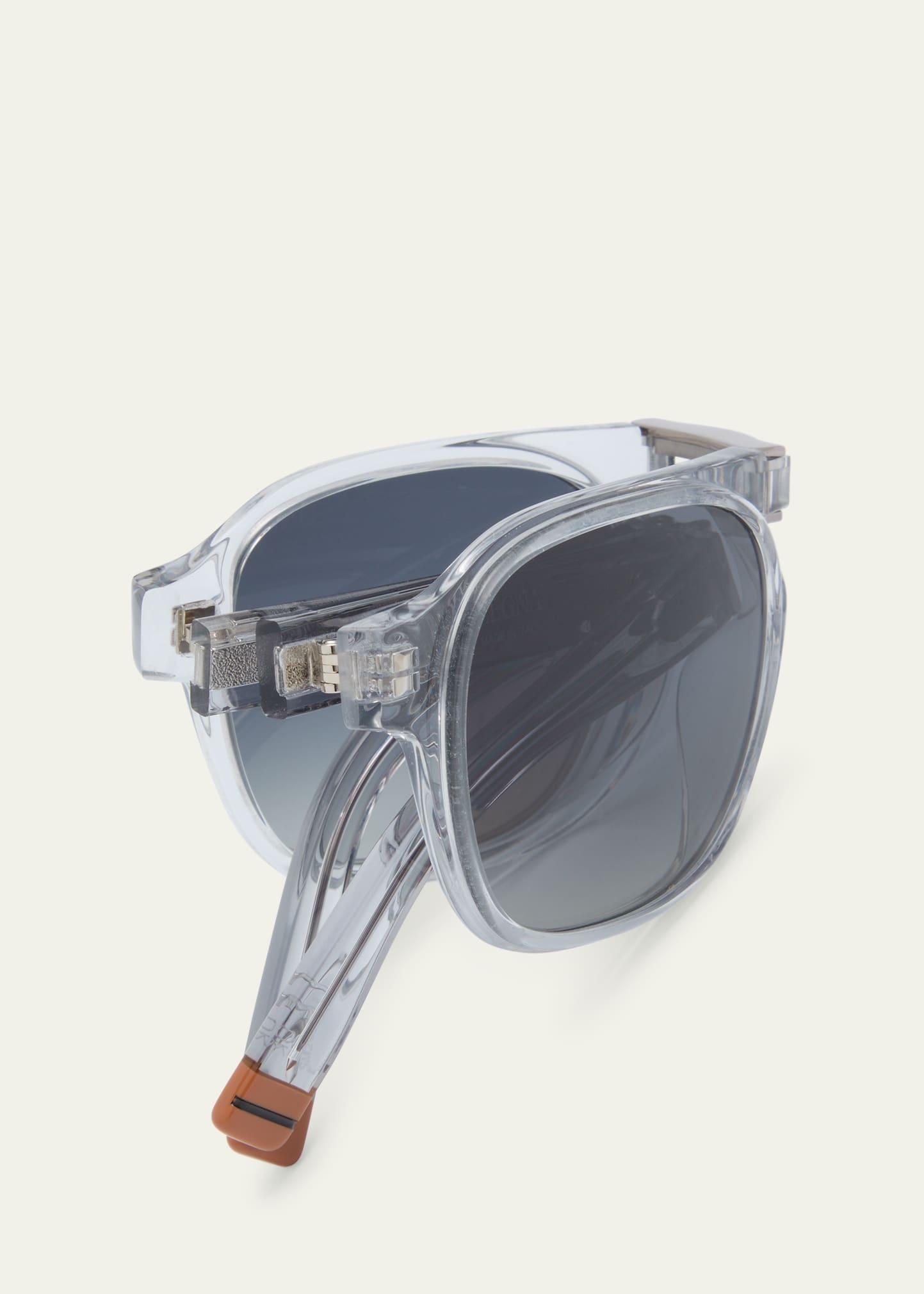 Men's Polarized Acetate Square Sunglasses - 5