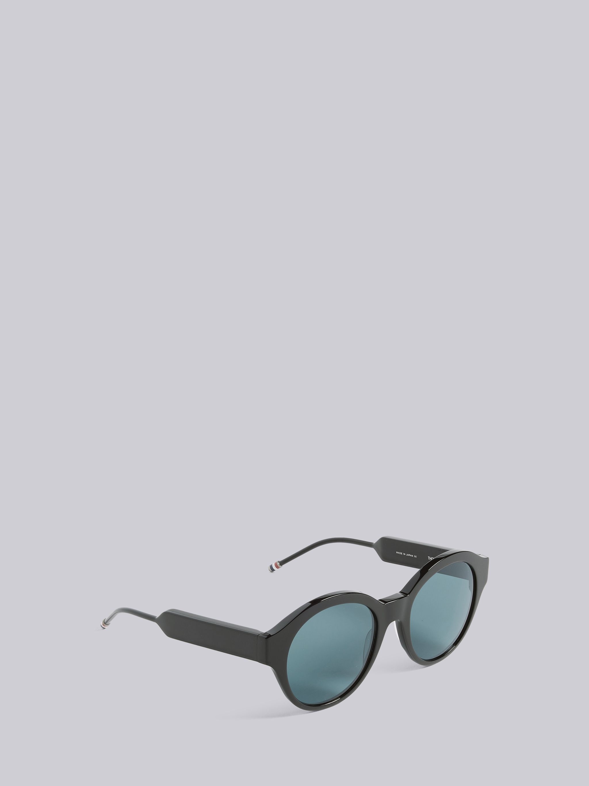 TB717 - Black And Grey Wide Fit Round Sunglasses - 4