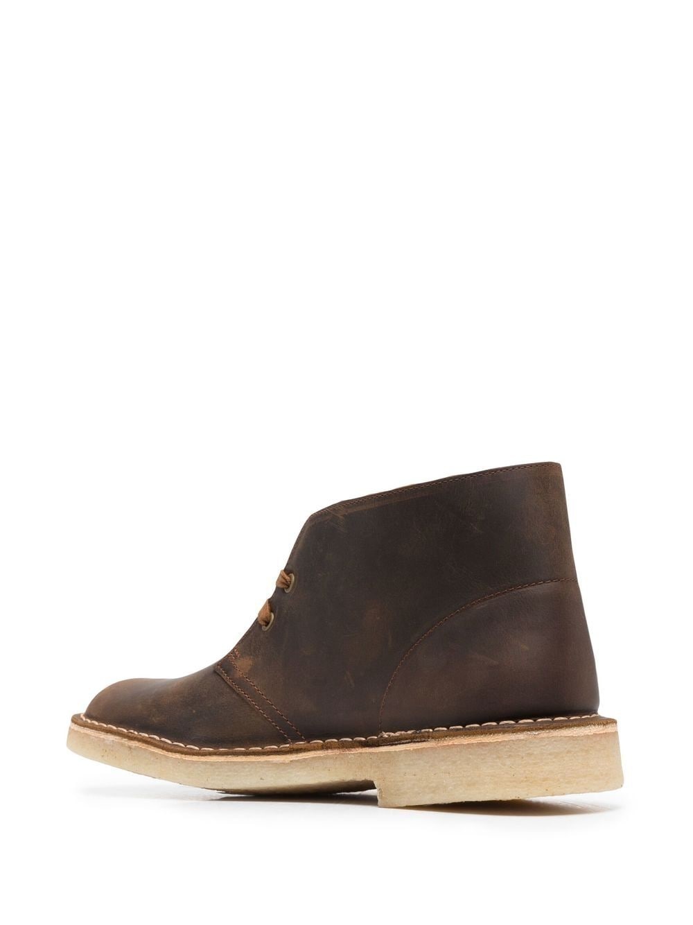 Beeswax-coated leather ankle boots - 3