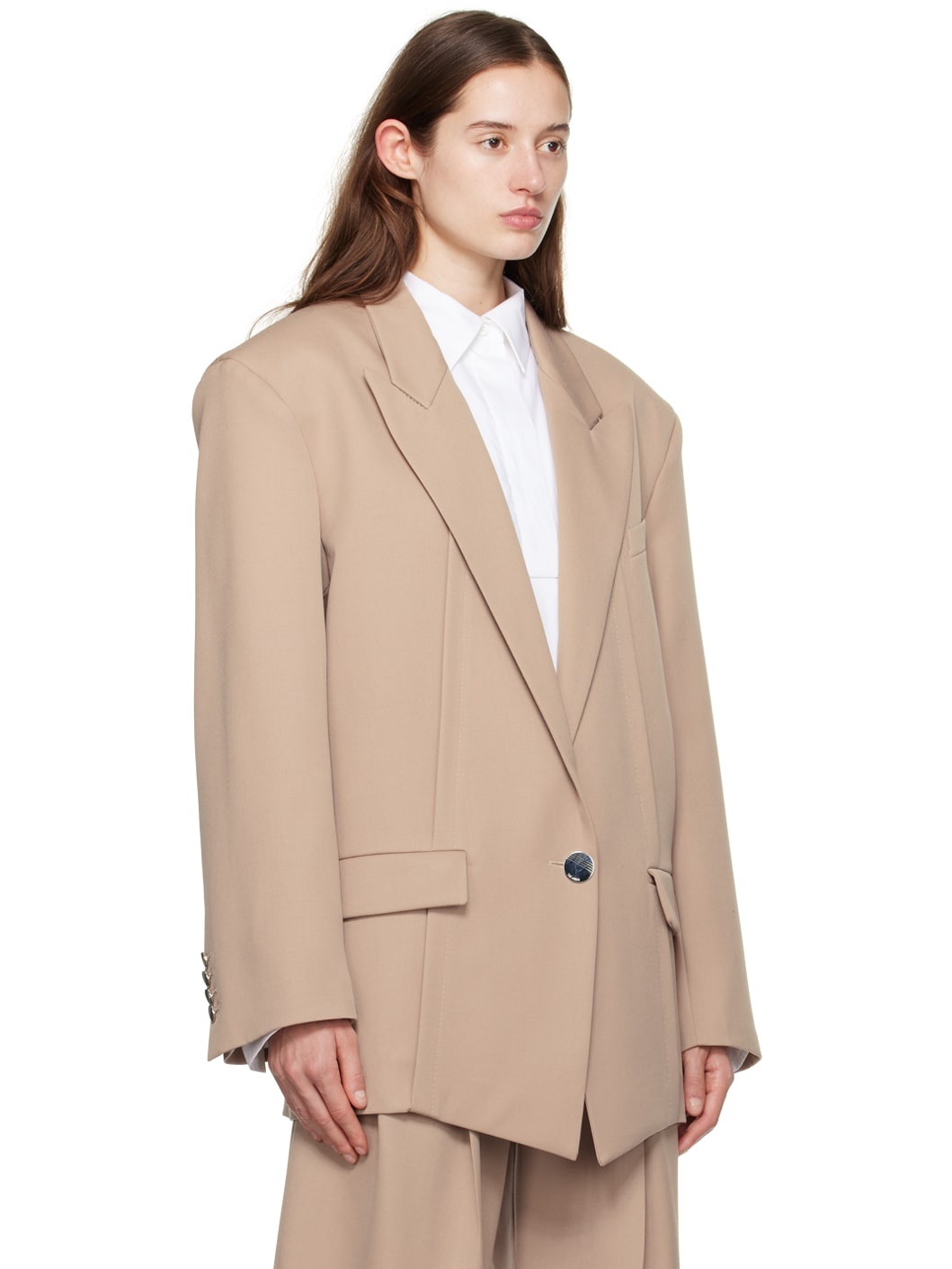 Beige Glen Blazer - 2