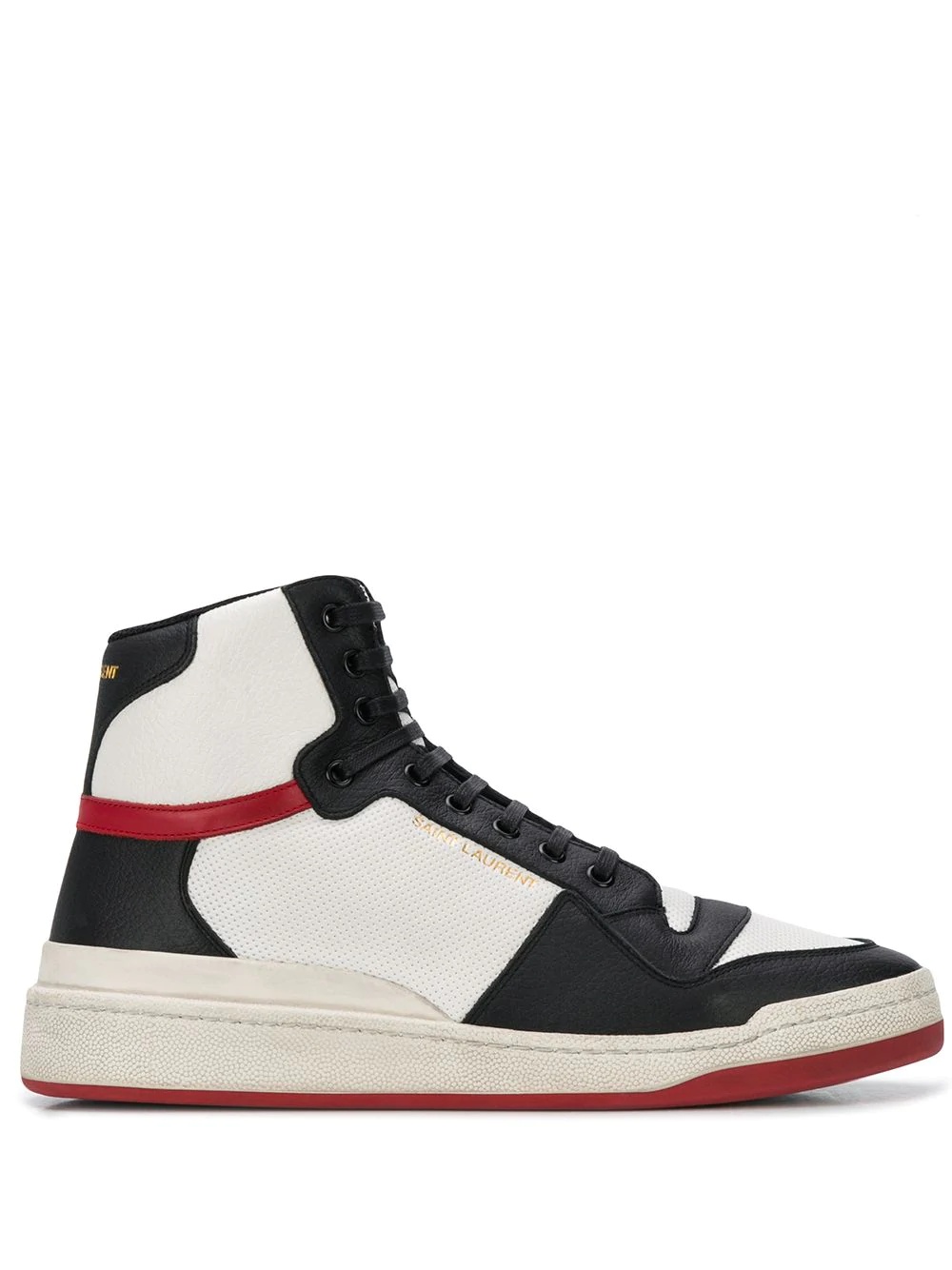 SL24 panelled high-top sneakers - 1