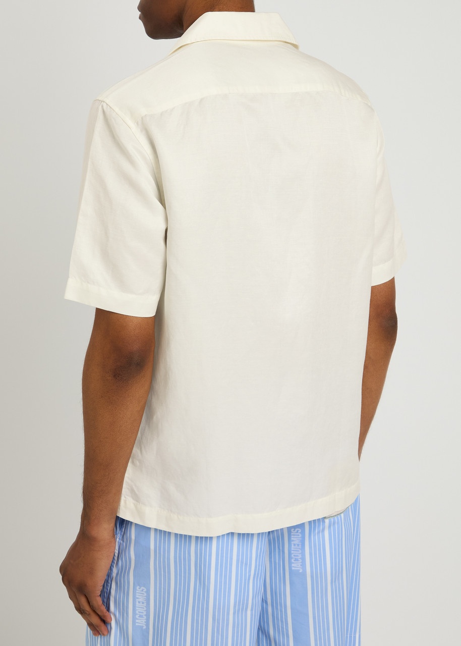 Fred Perry Logo-embroidered Lyocell-blend Shirt - 3