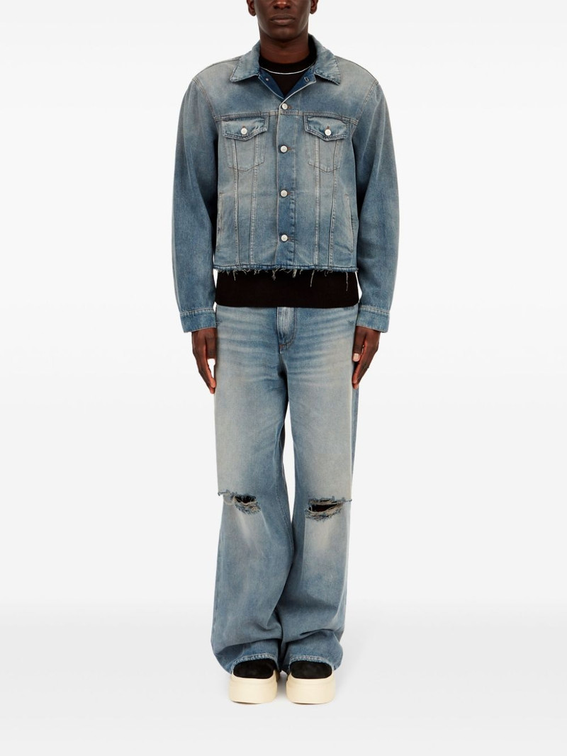 MM6 Maison Margiela cotton denim jacket outlook