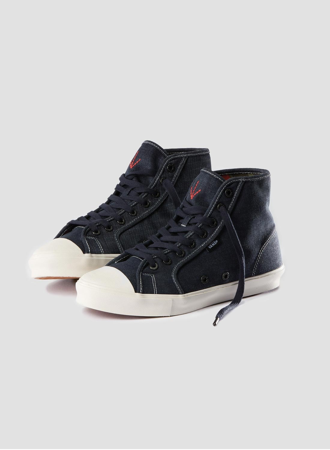 Vans Vault x Nigel Cabourn OG Style 24 LX in Black Navy - 2