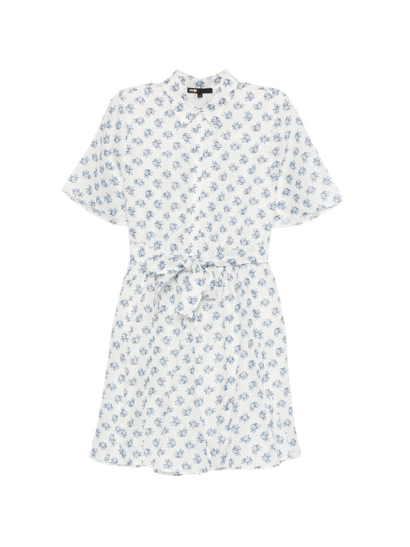 small flowers-print mini dress 1