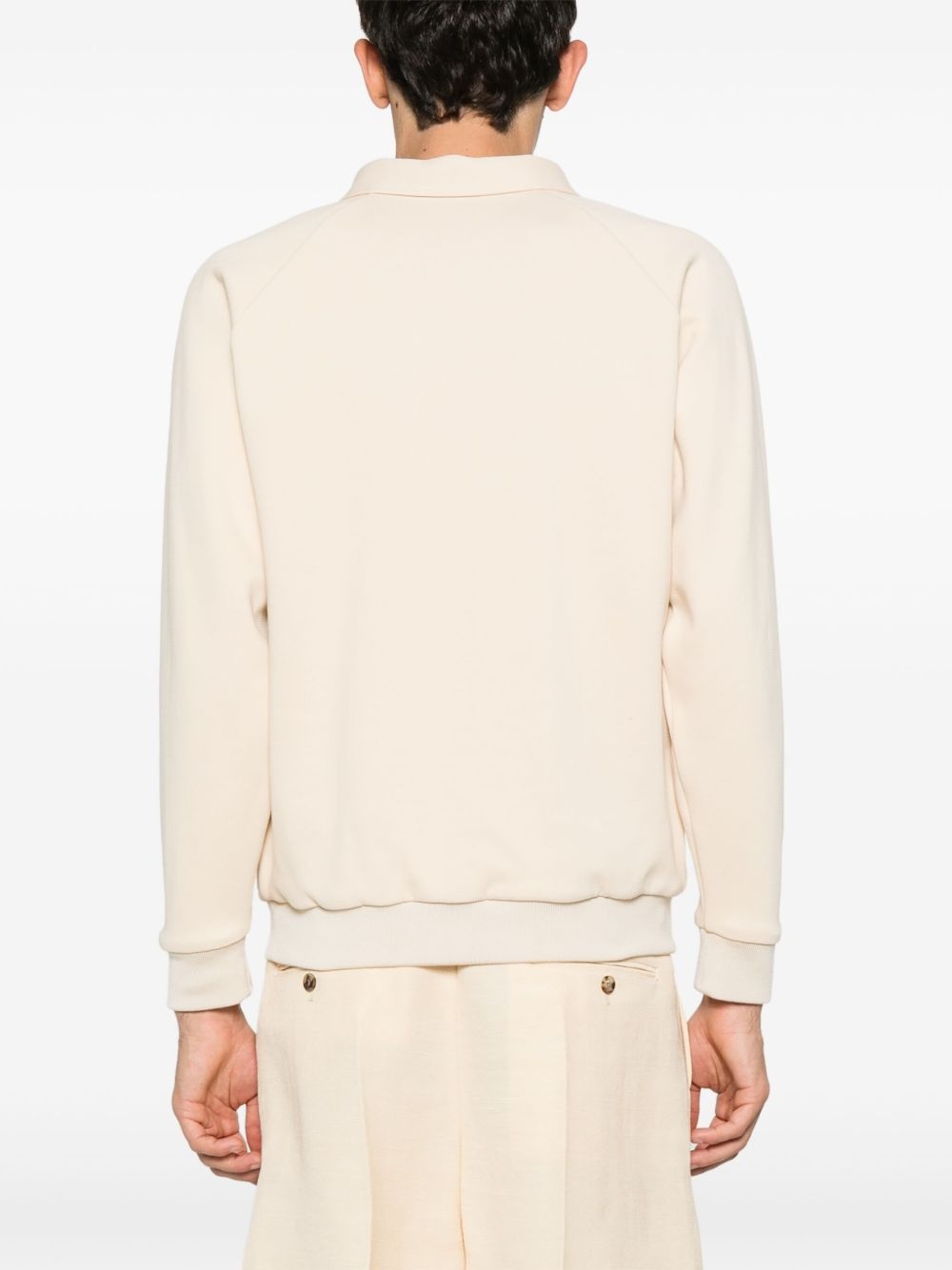 piqué bomber jacket - 4