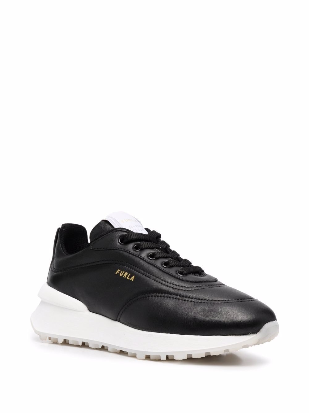 low-top lace-up sneakers - 2