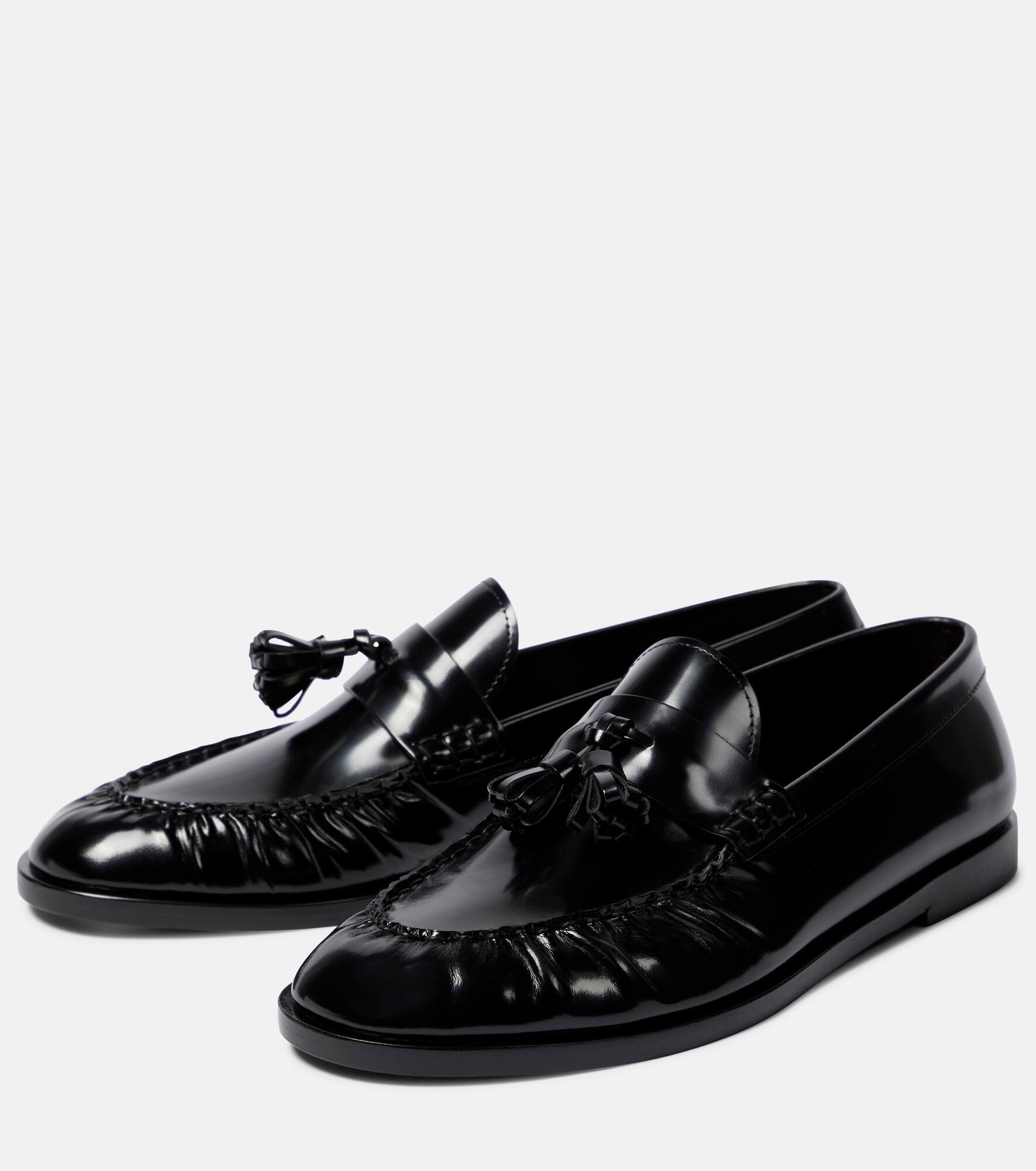 Patent leather loafers - 5