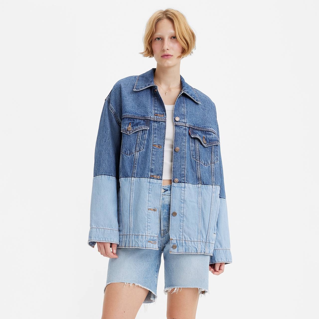 BAGGY TRUCKER JACKET - 1